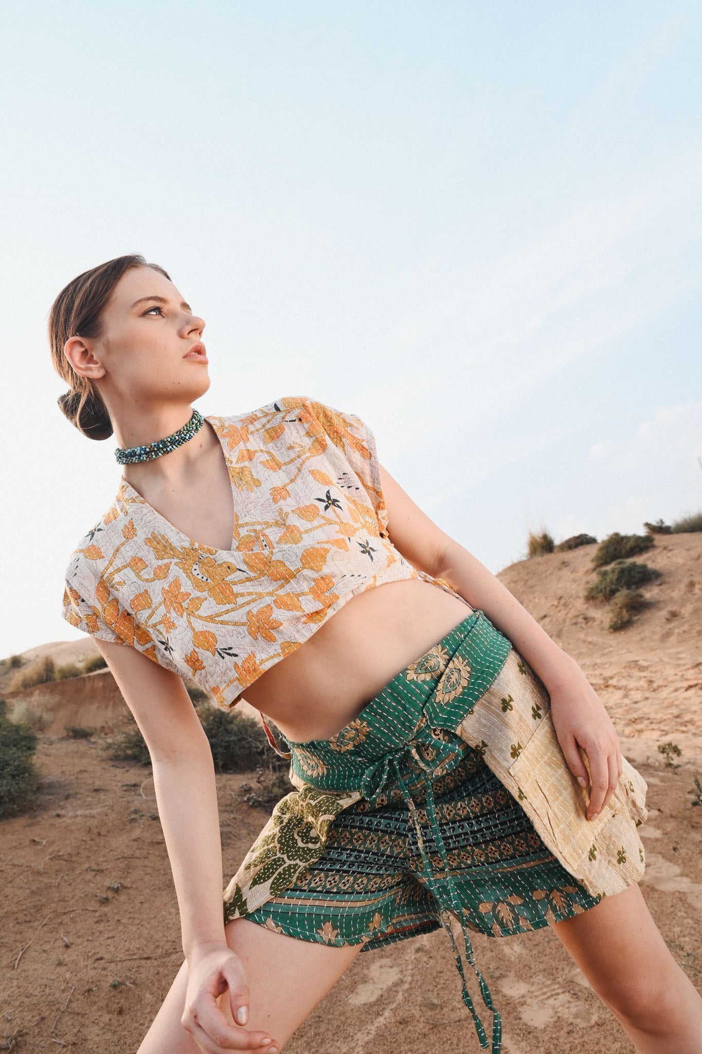 vintage kantha top - Love Protect Sustain