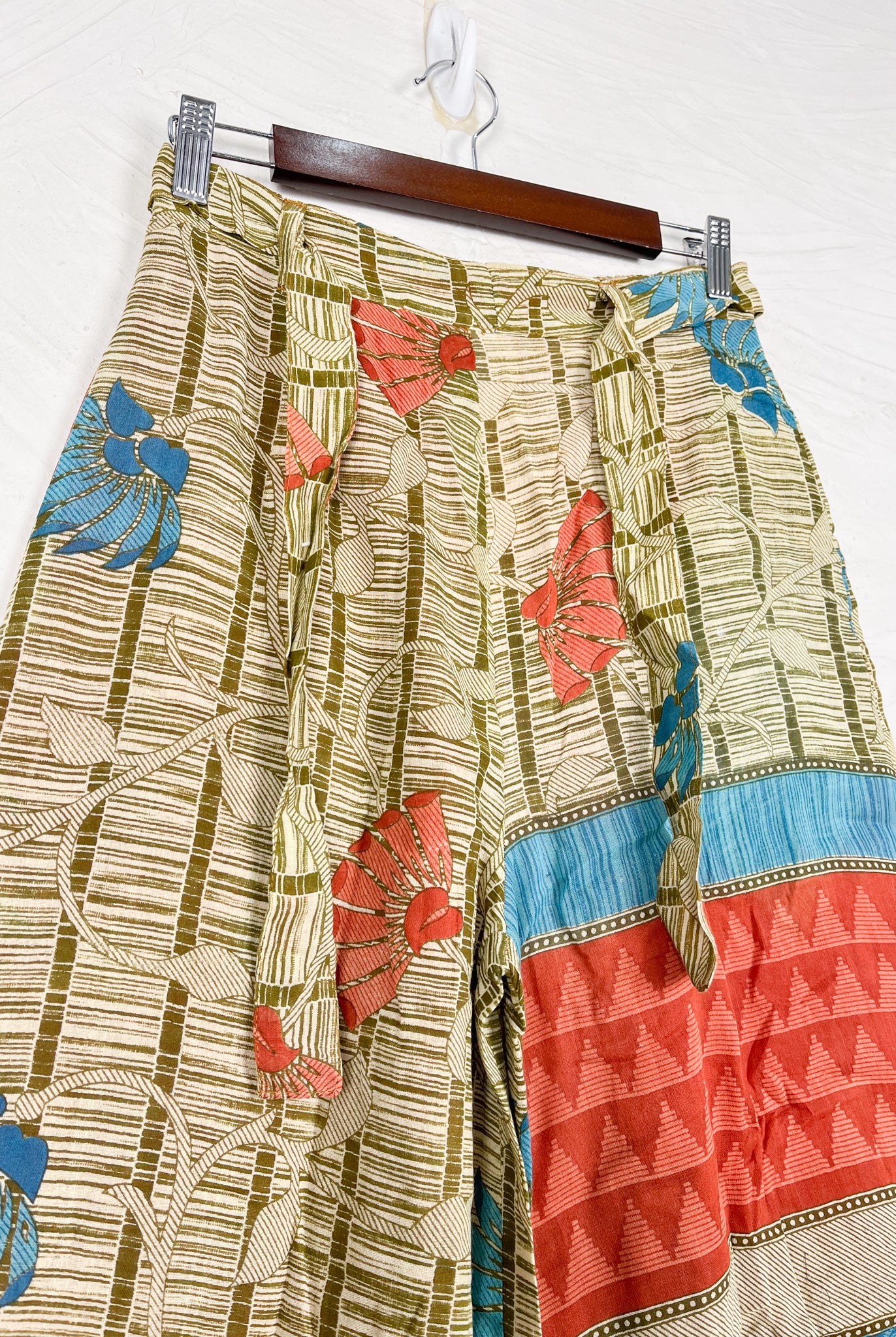 vintage print pants - Love Protect Sustain