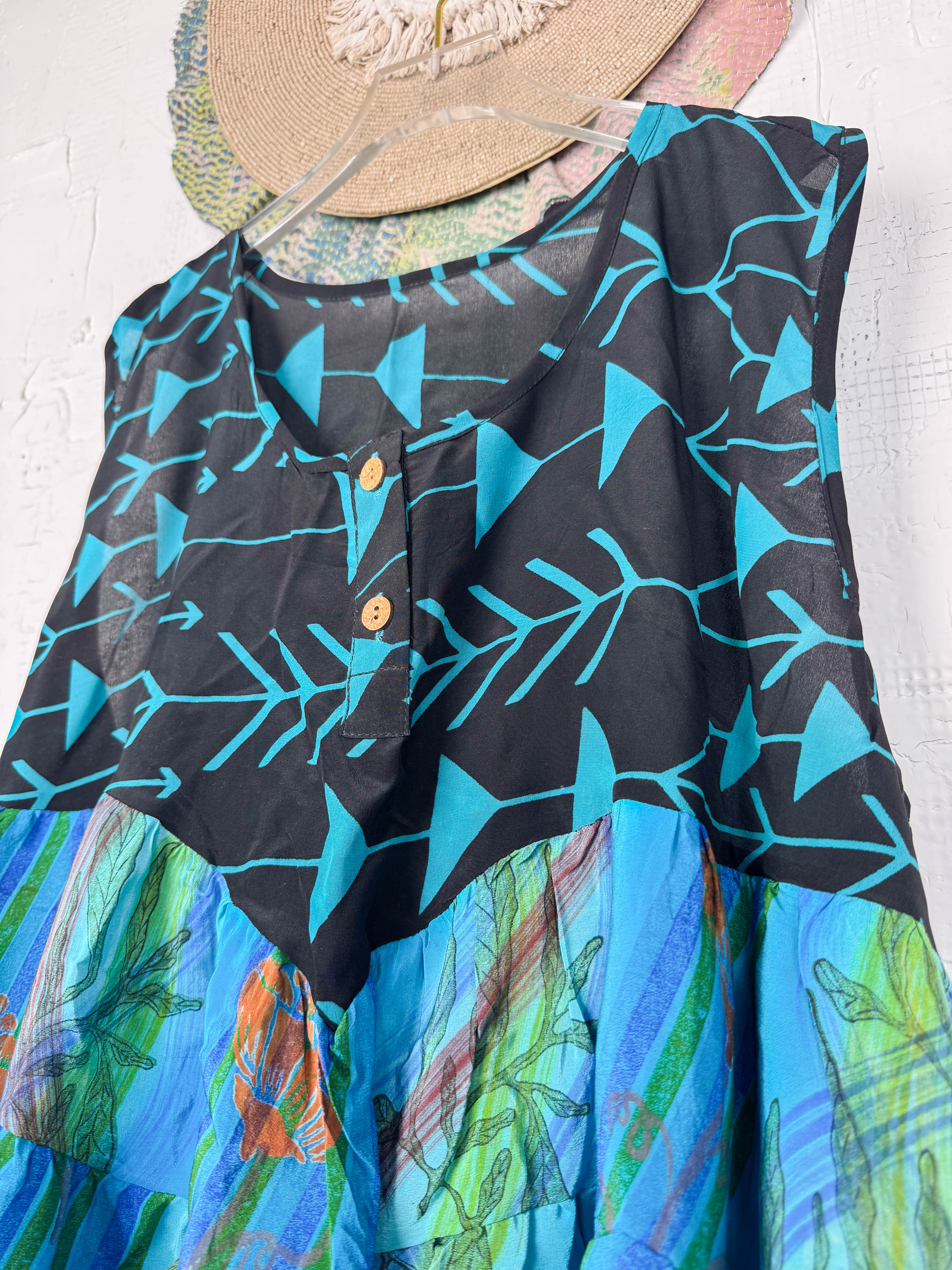 vintage summer Top - Love Protect Sustain