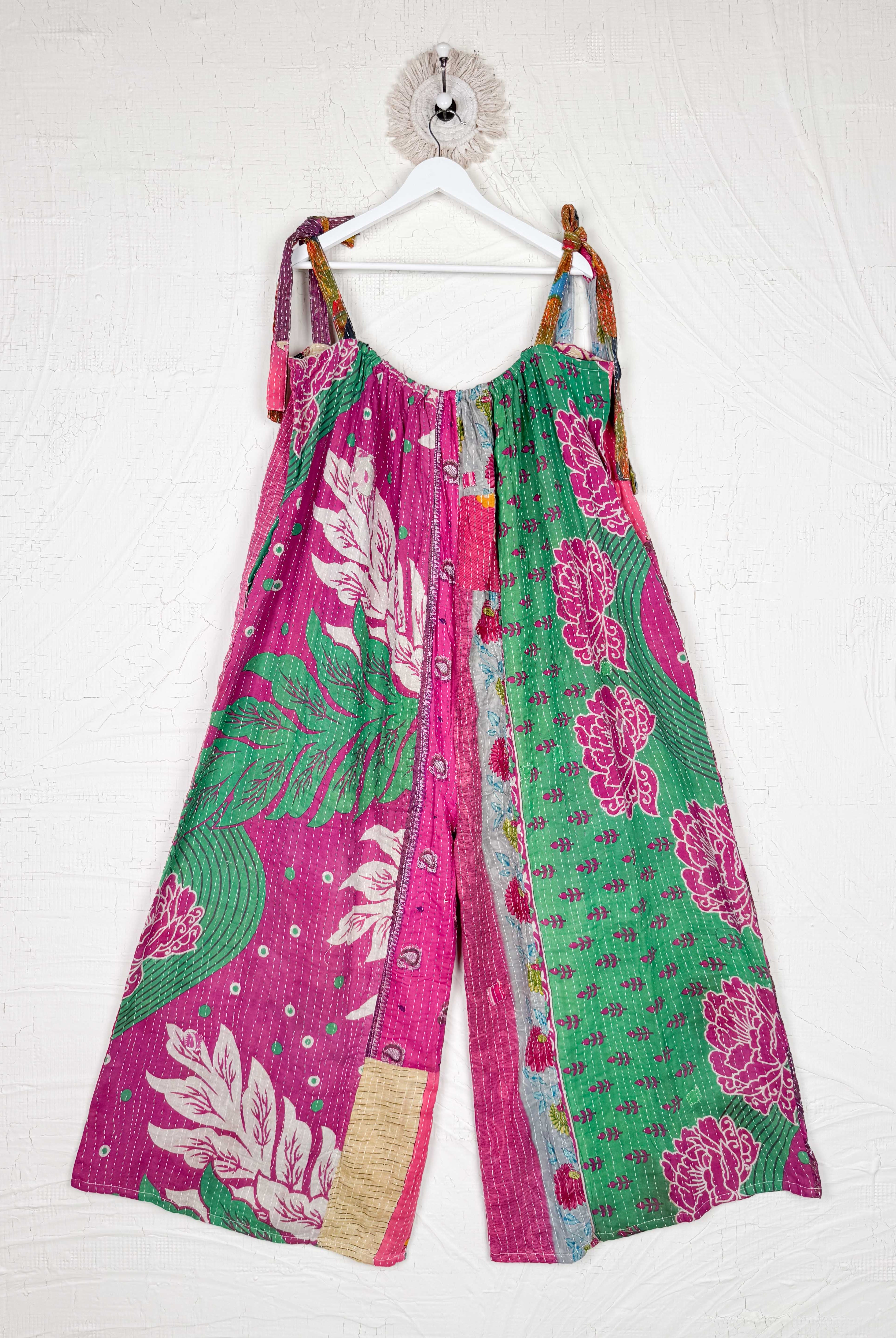 vintage wide leg jumpsuit - Love Protect Sustain