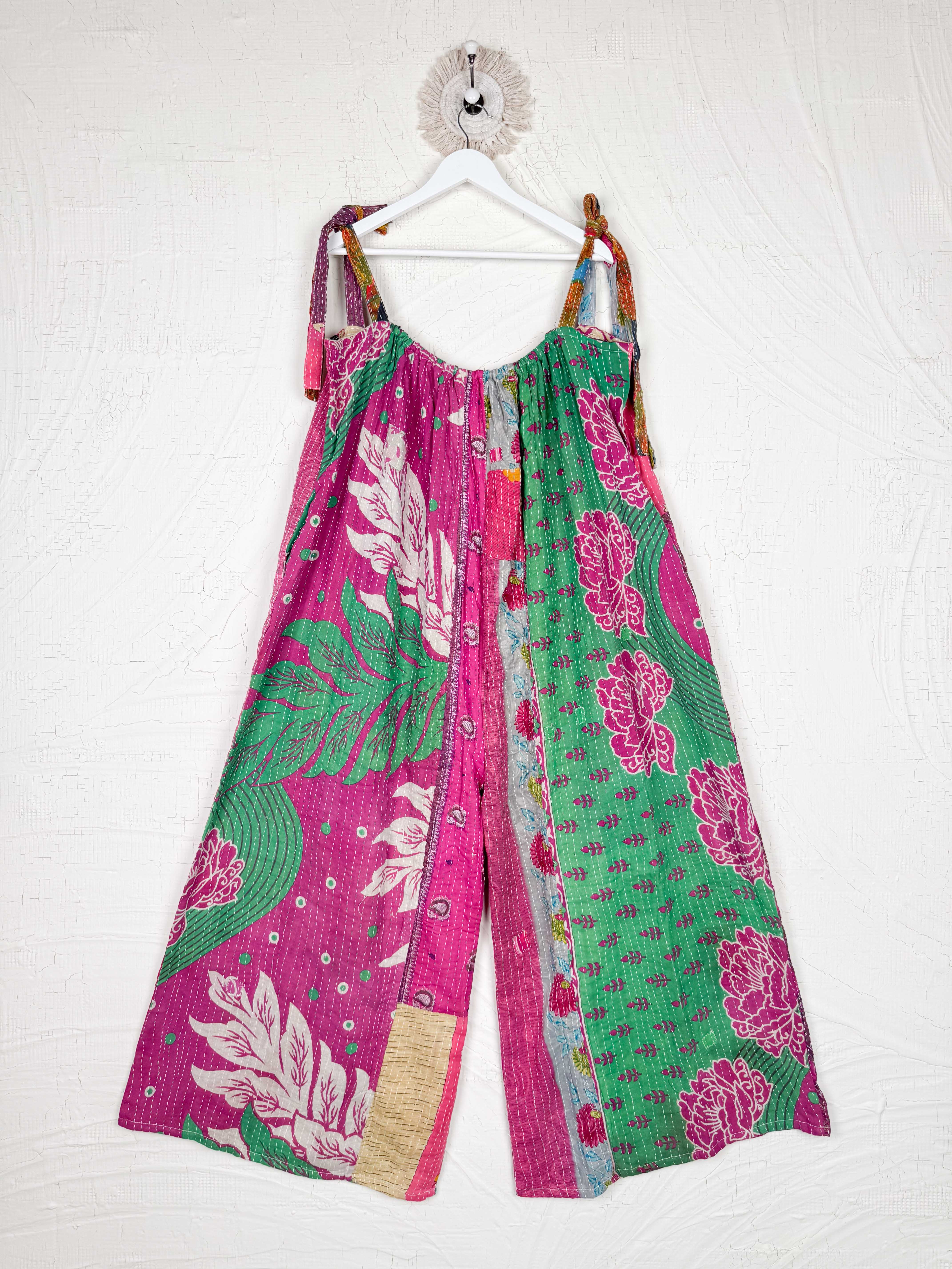 vintage wide leg jumpsuit - Love Protect Sustain