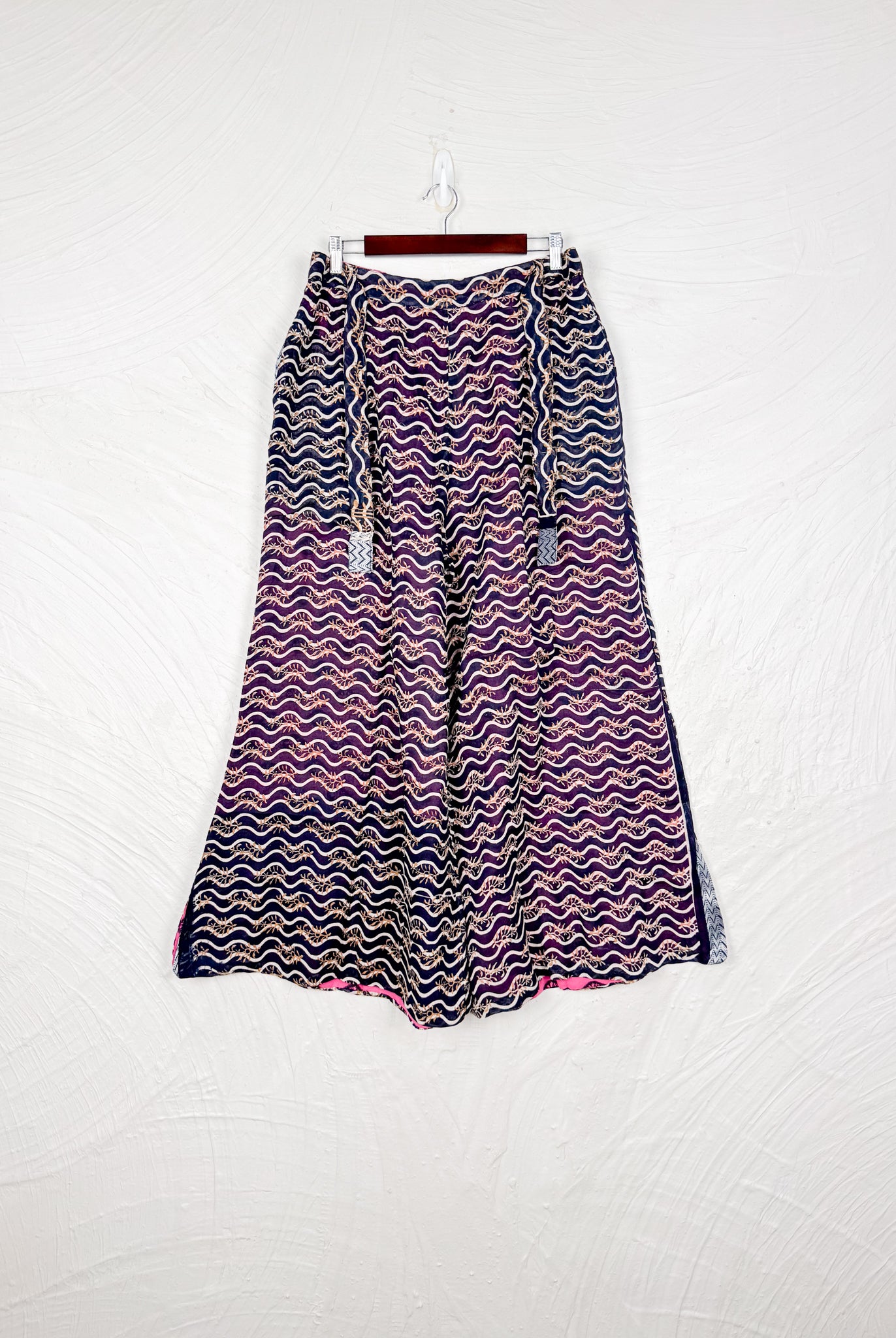 wave pattern pajama pants - Love Protect Sustain