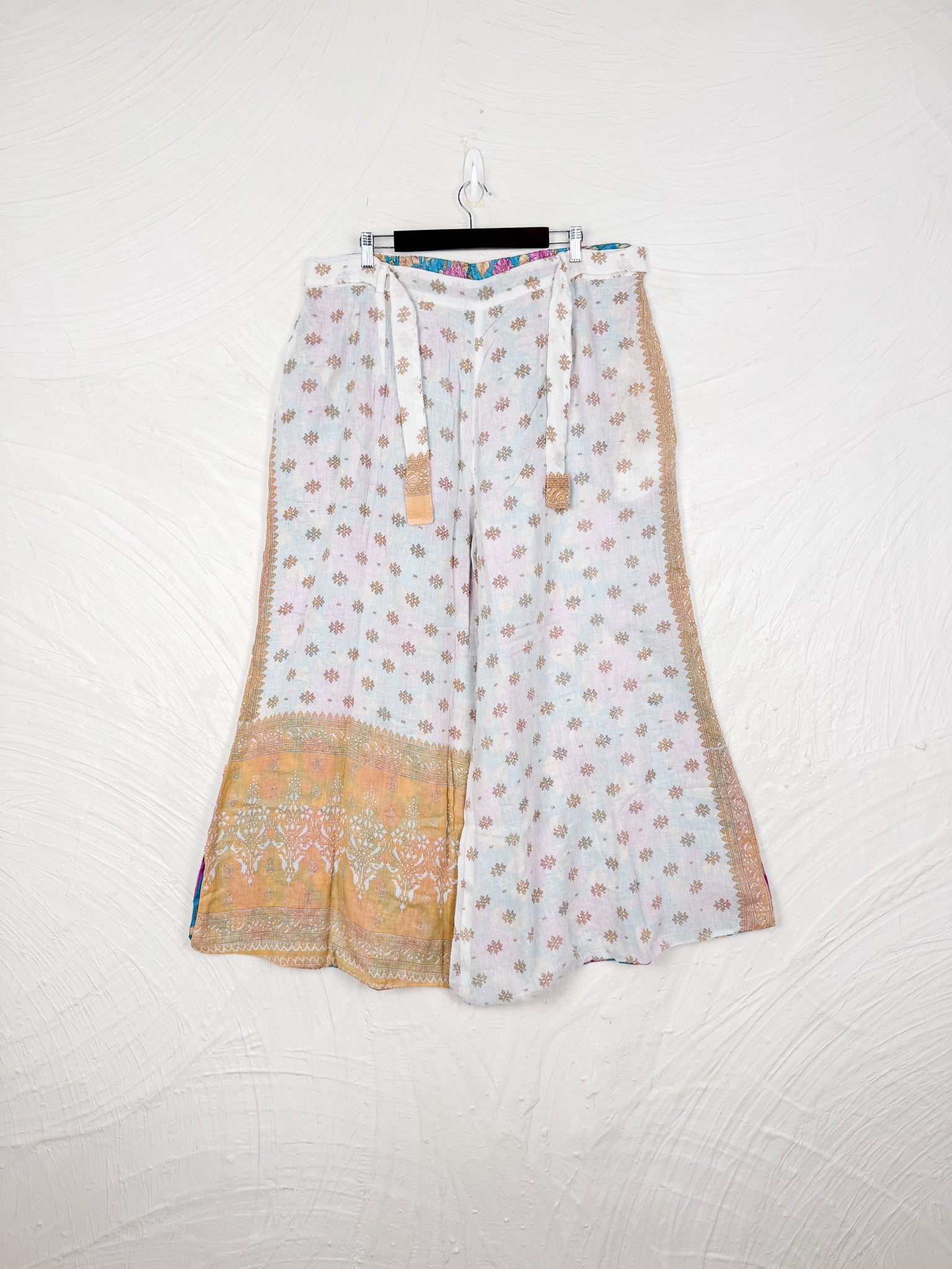 white cotton pants - Love Protect Sustain