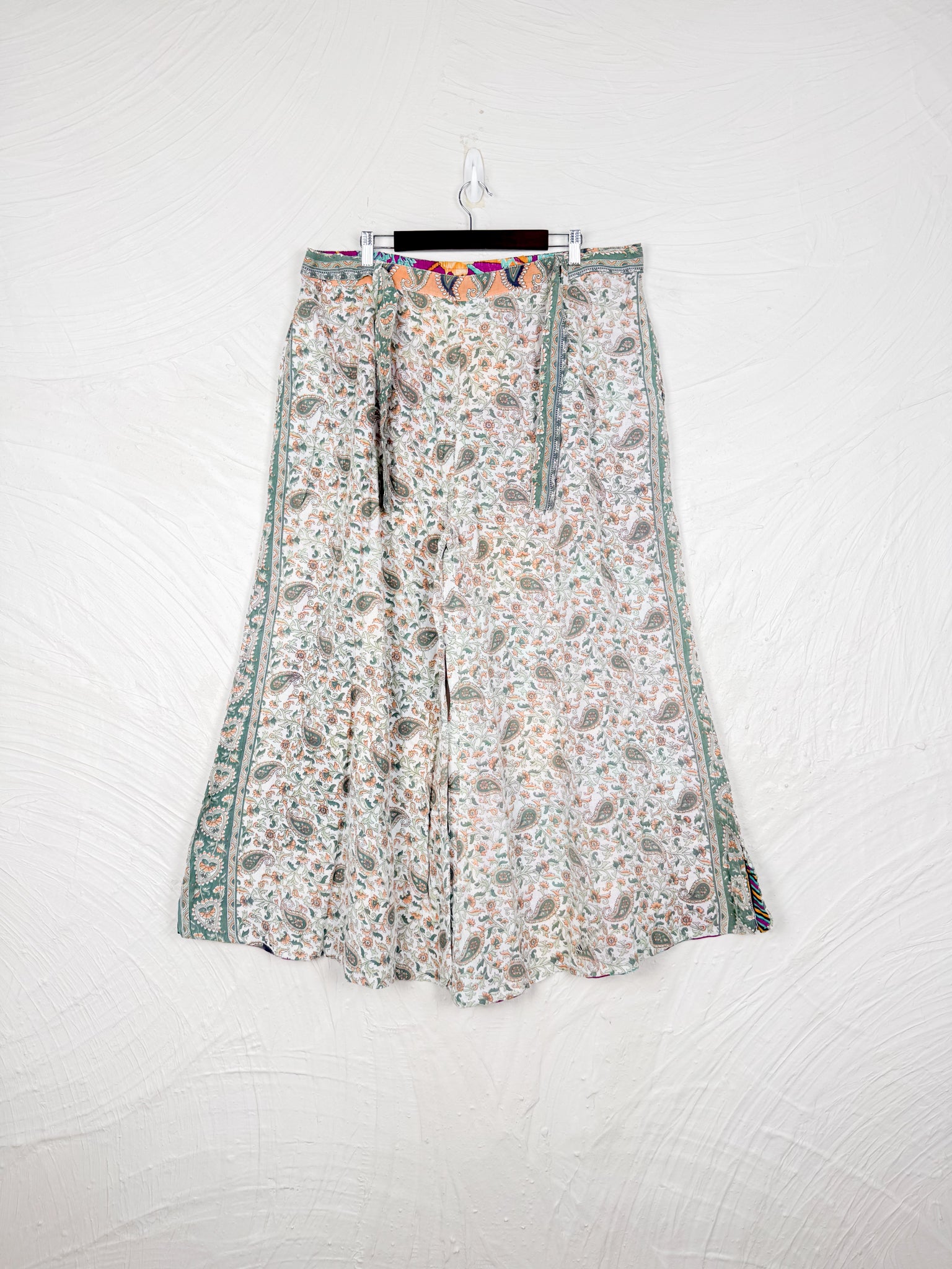 white cotton pants - Love Protect Sustain