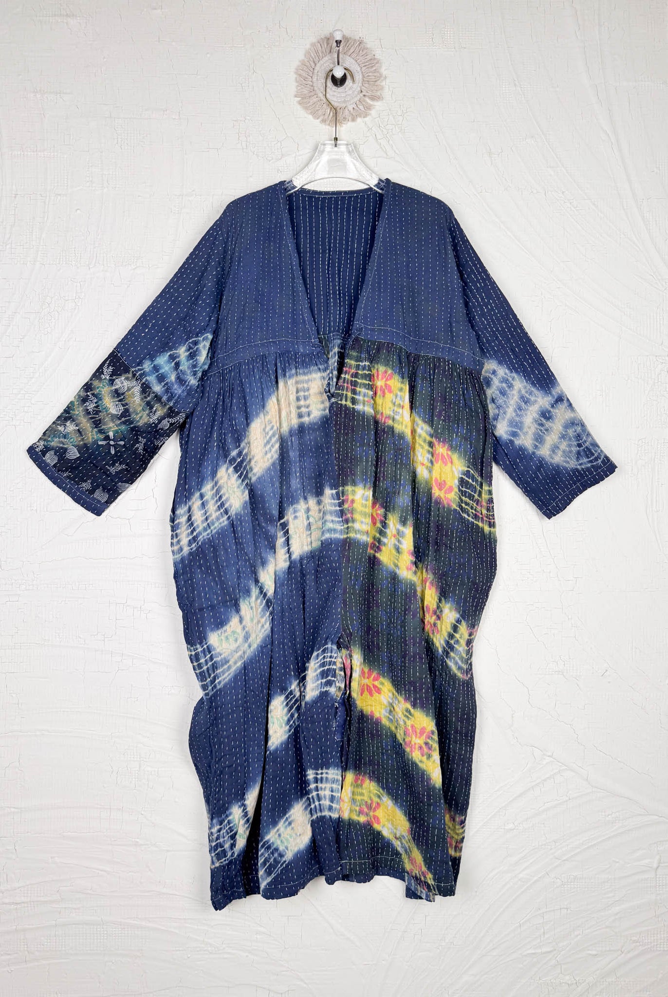 wide leg kantha jumpsuit - Love Protect Sustain