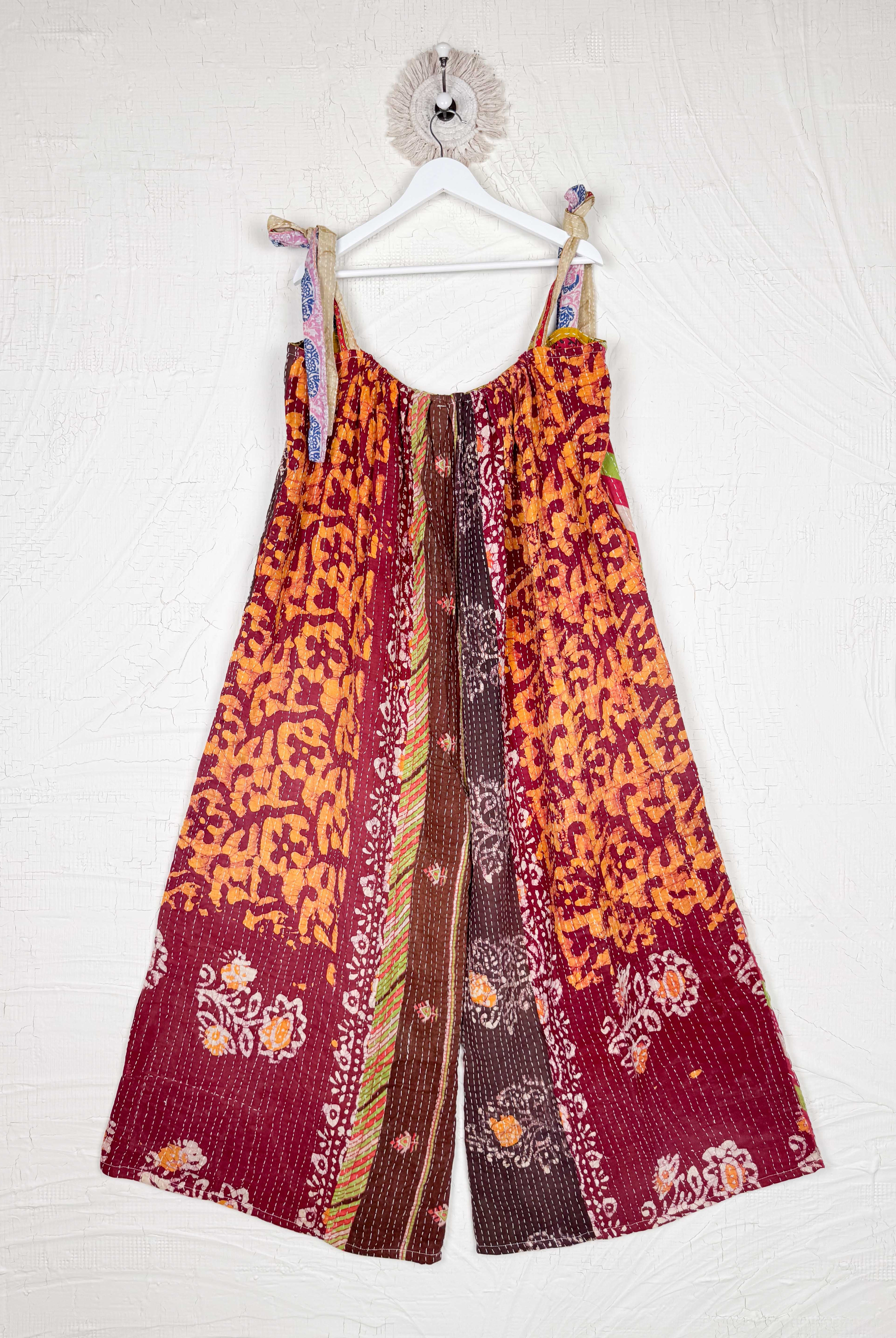 wide leg sleeveless jumpsuit - Love Protect Sustain