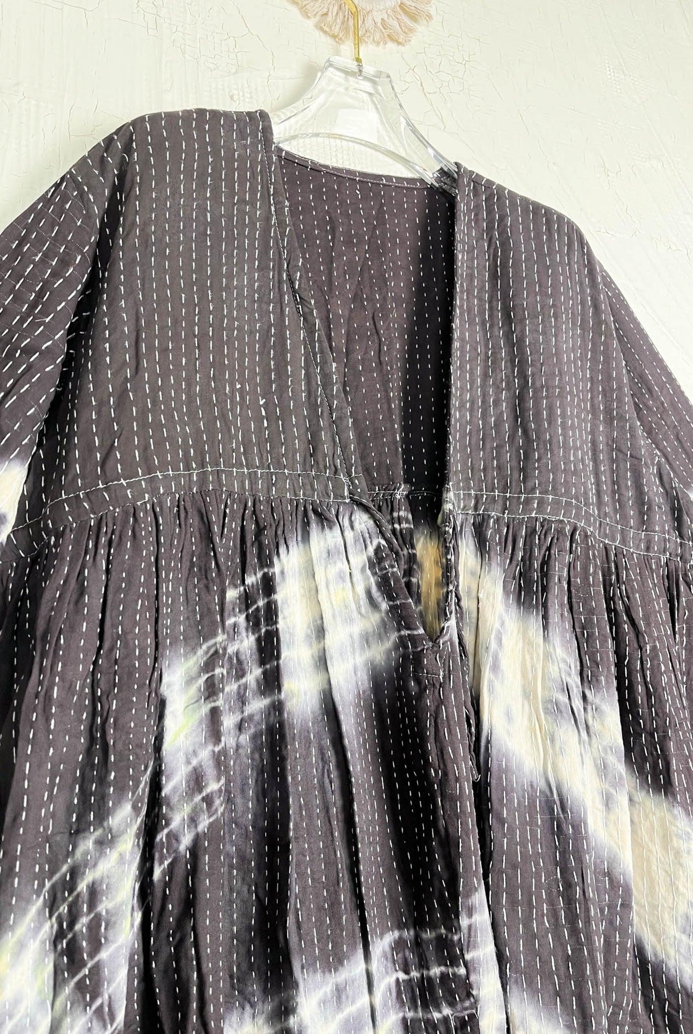 women's tie dye cropped jumpsuit - Love Protect Sustain