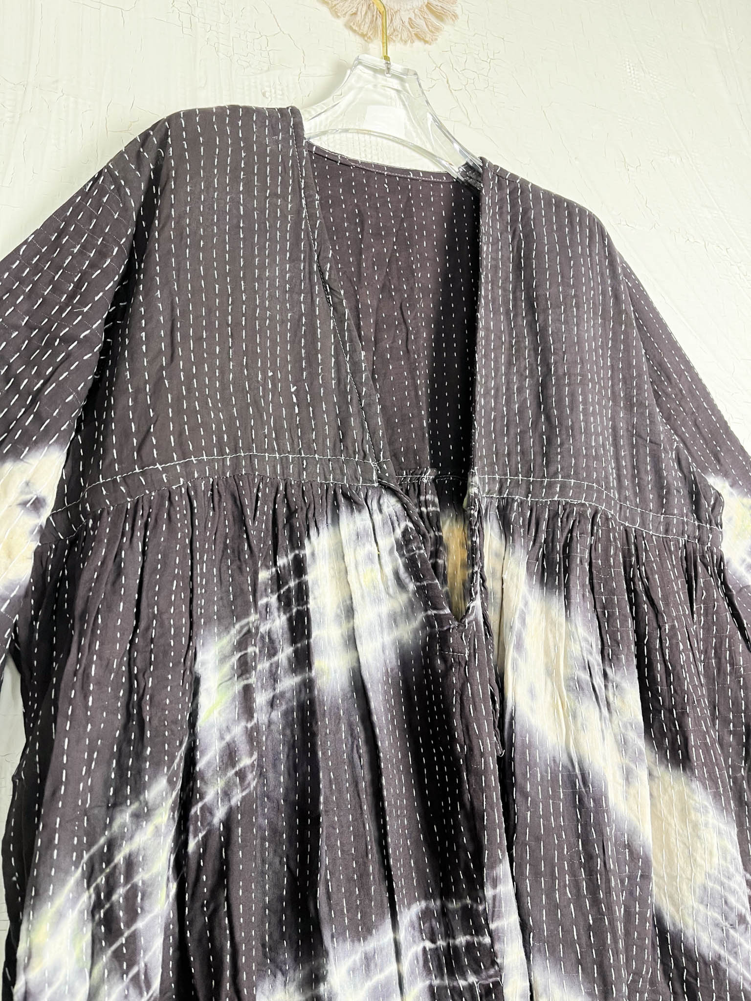 women's tie dye cropped jumpsuit - Love Protect Sustain