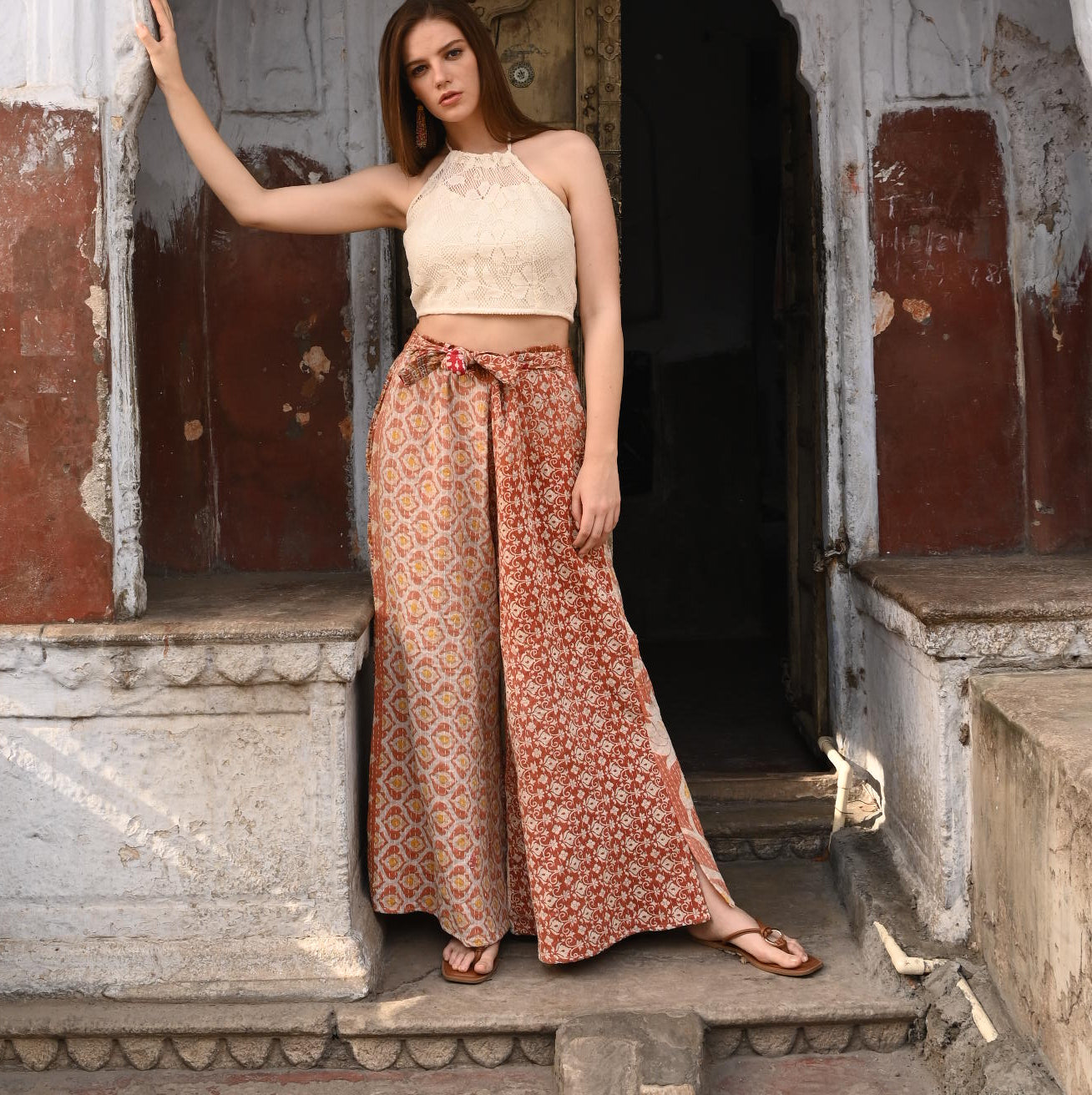 women boho pants - Love Protect Sustain