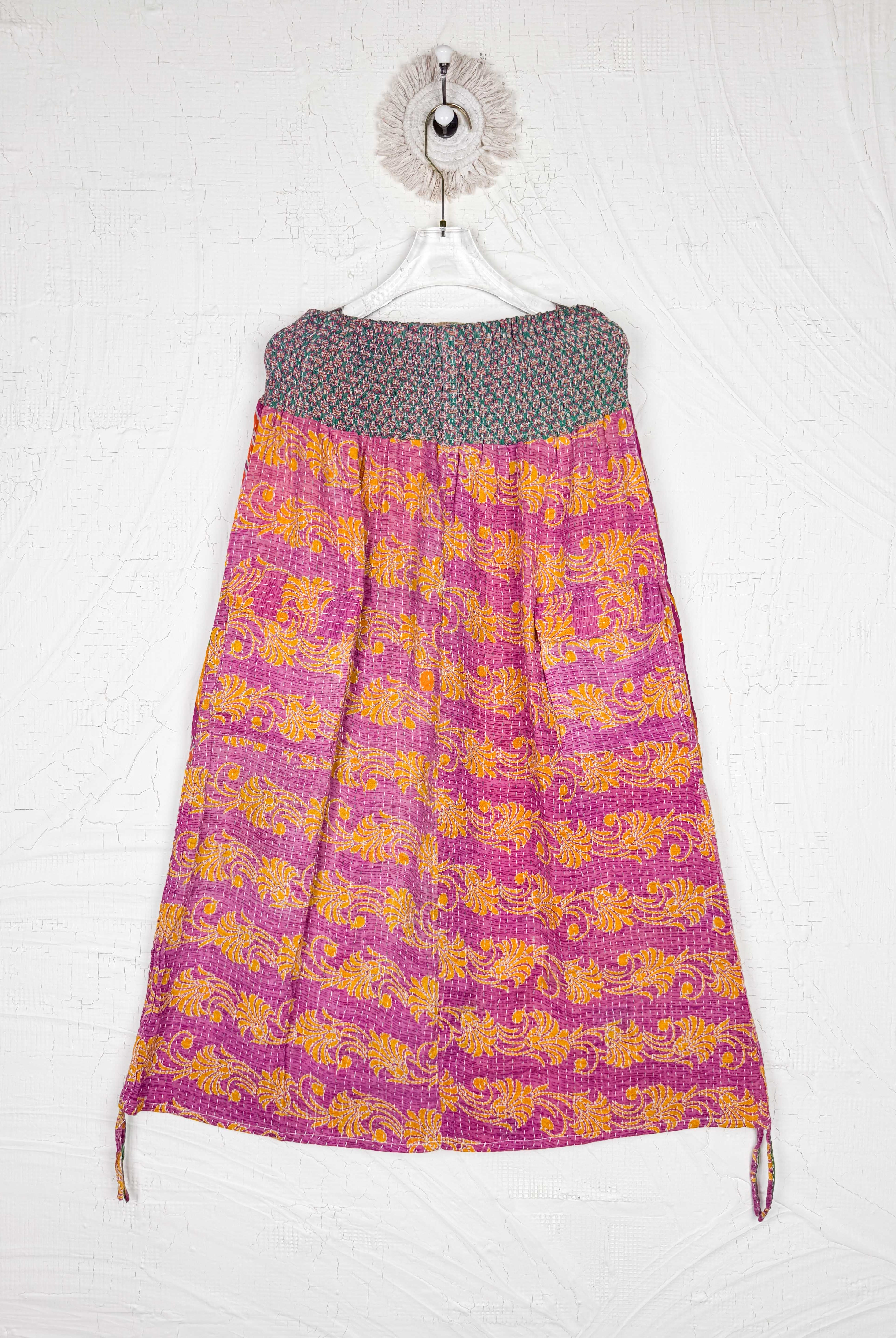 women festival kantha skirt - Love Protect Sustain