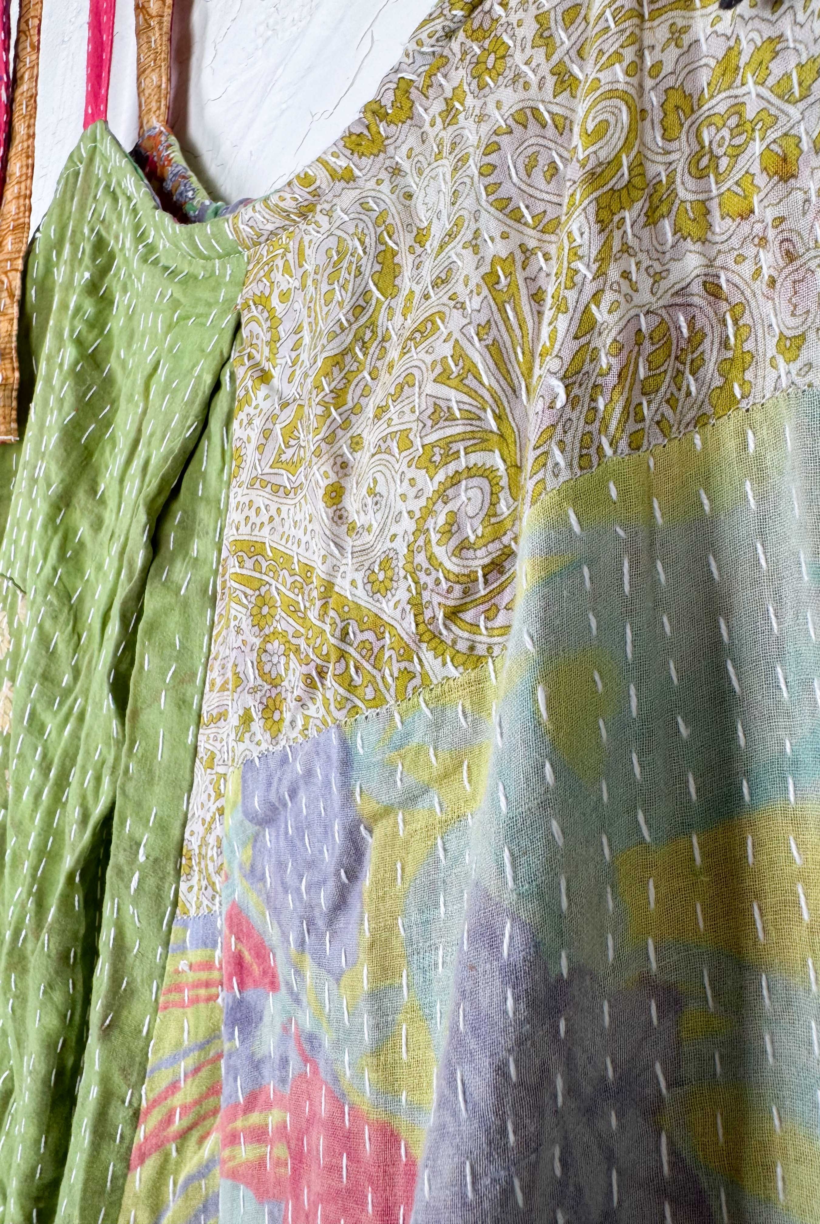 women kantha jumpsuit - Love Protect Sustain