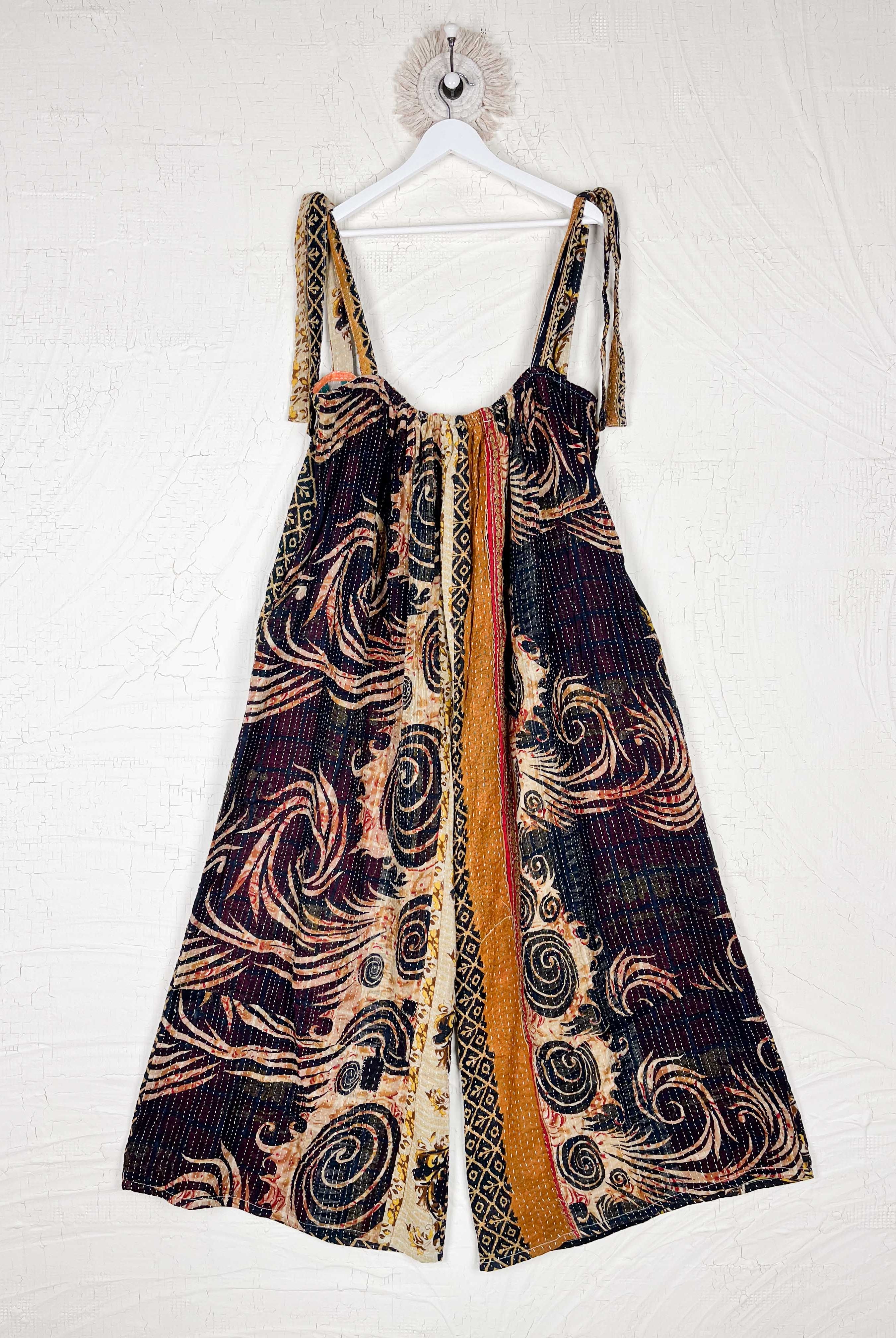 women maternity kantha jumpsuit - Love Protect Sustain