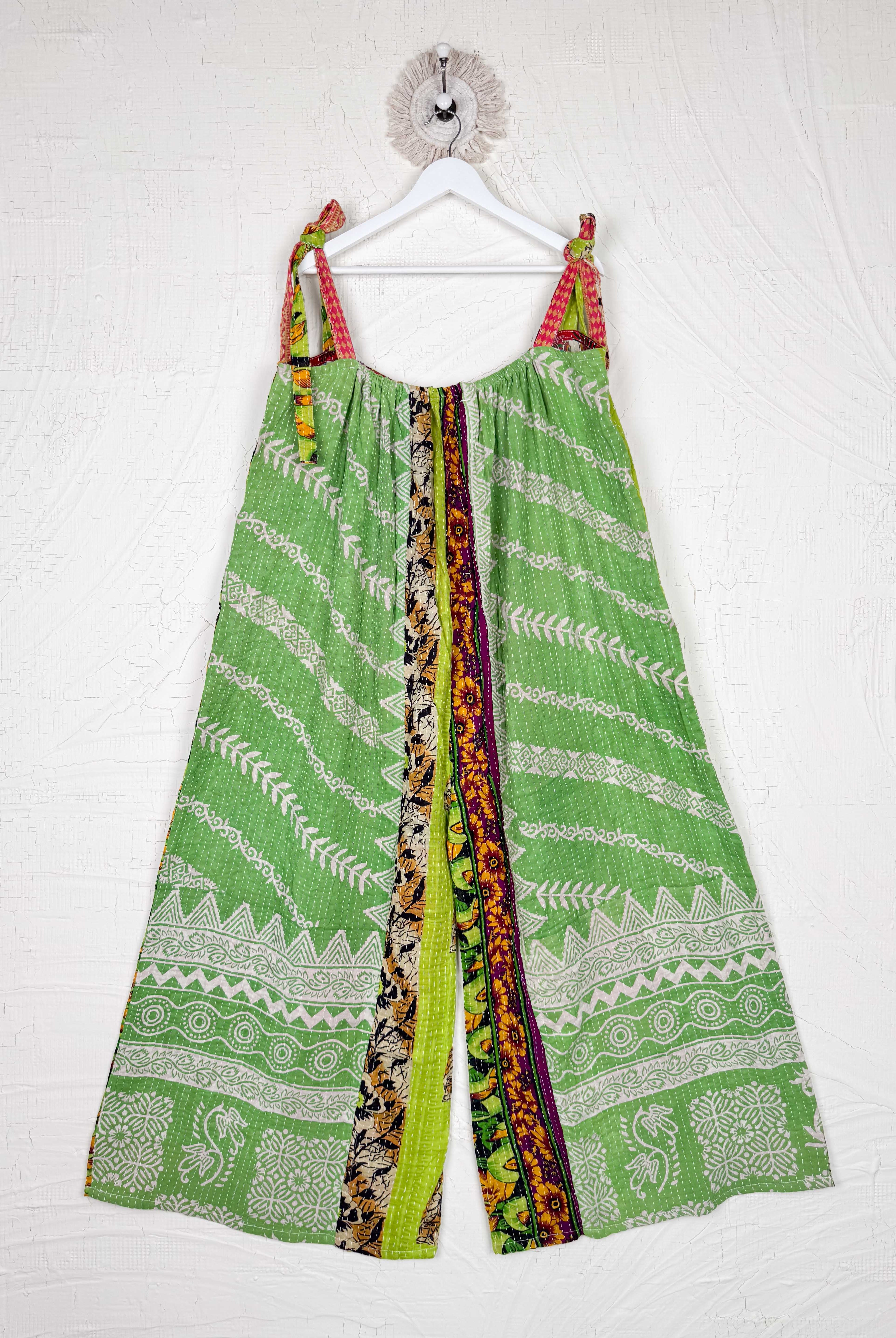 women retro jumpsuit - Love Protect Sustain