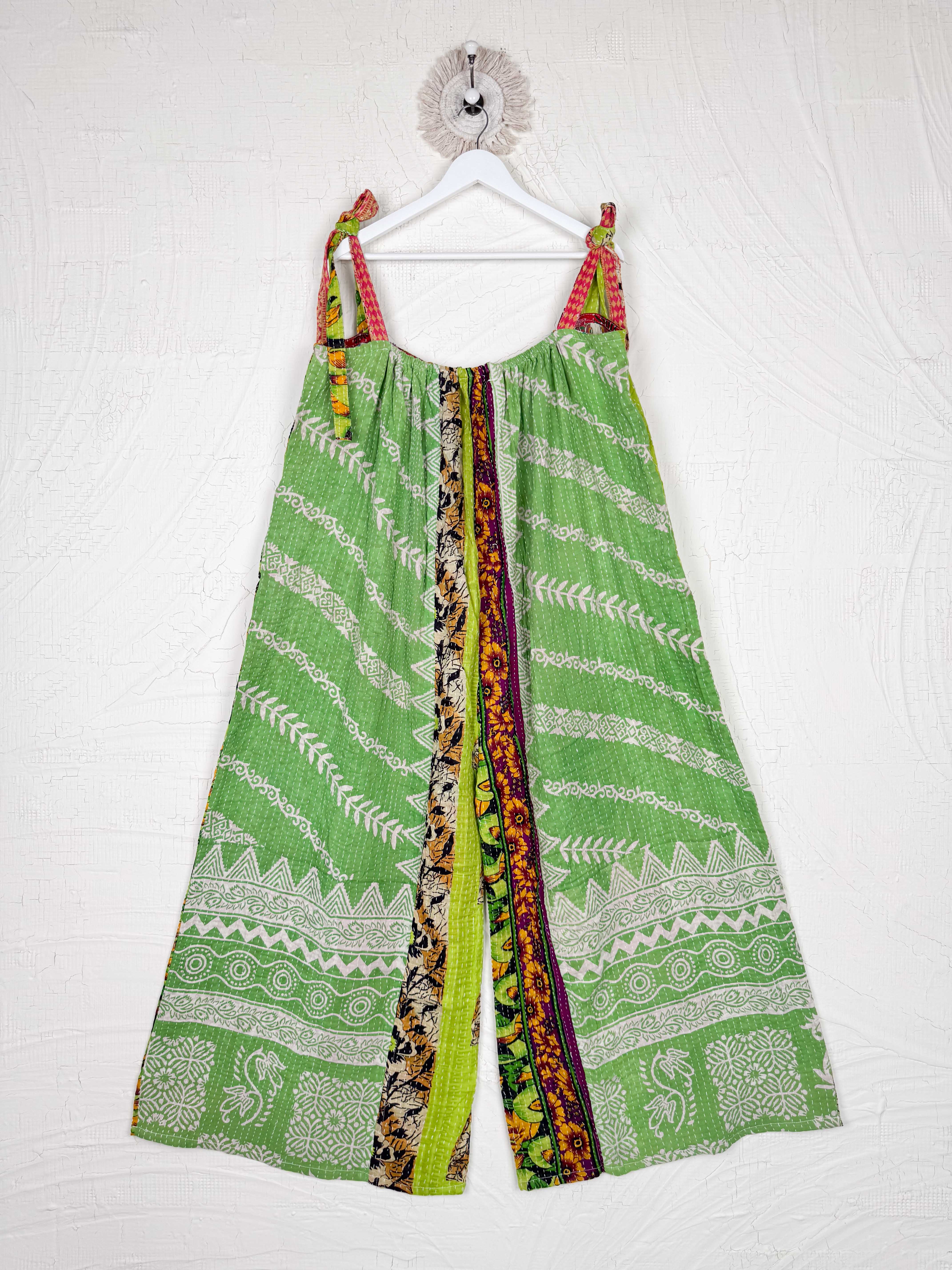 women retro jumpsuit - Love Protect Sustain