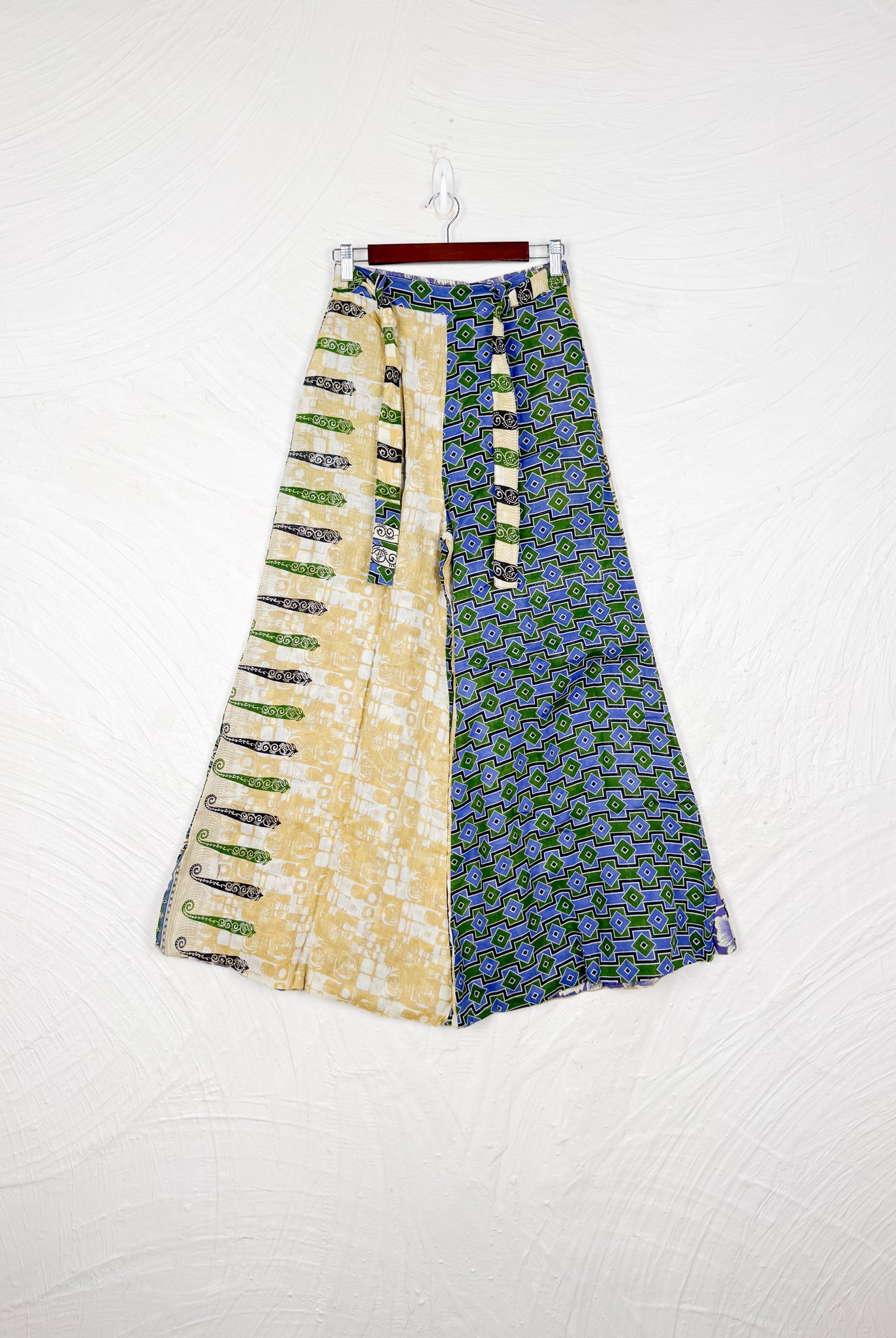 yellow blue pants - Love Protect Sustain