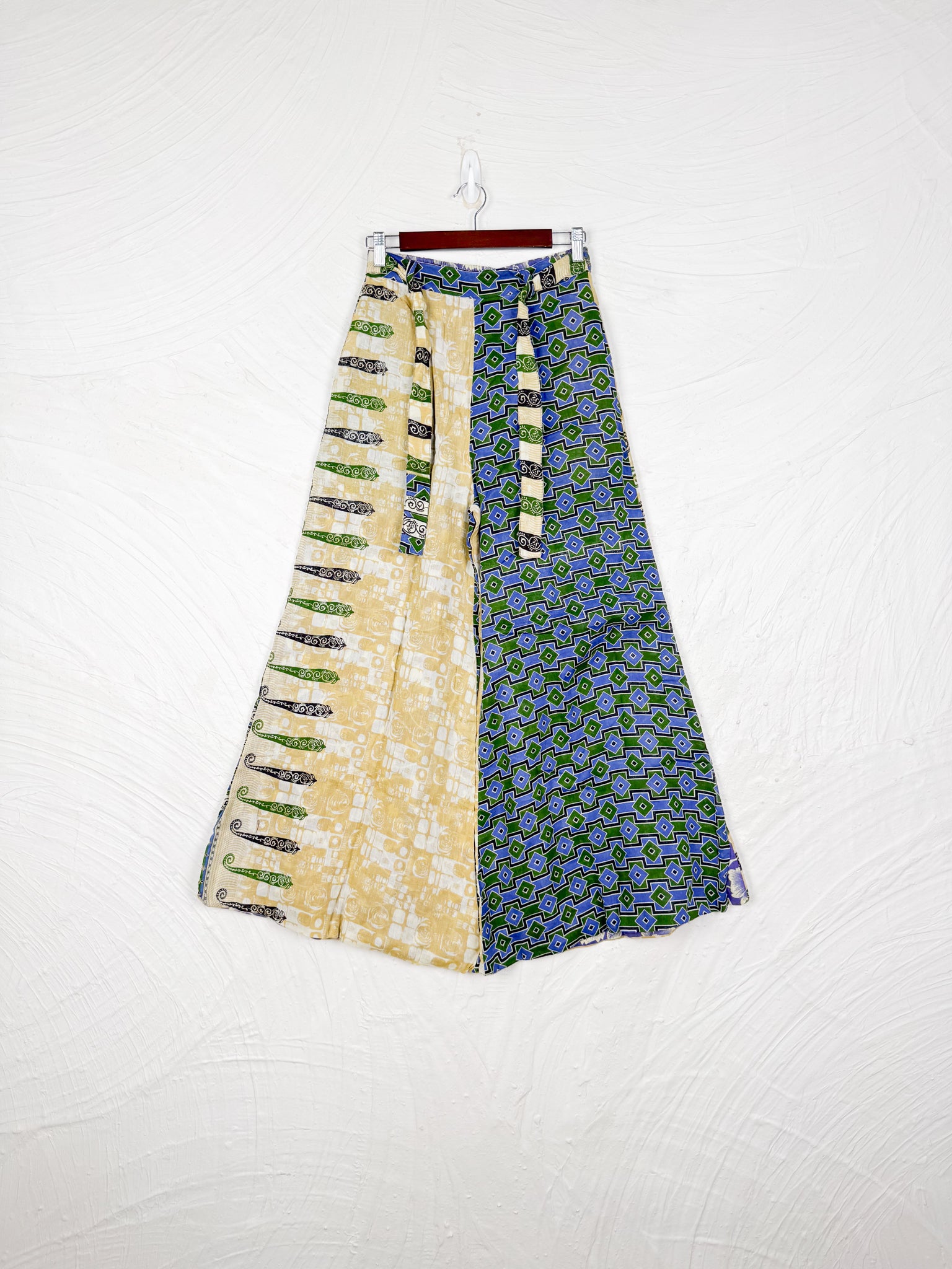 yellow blue pants - Love Protect Sustain