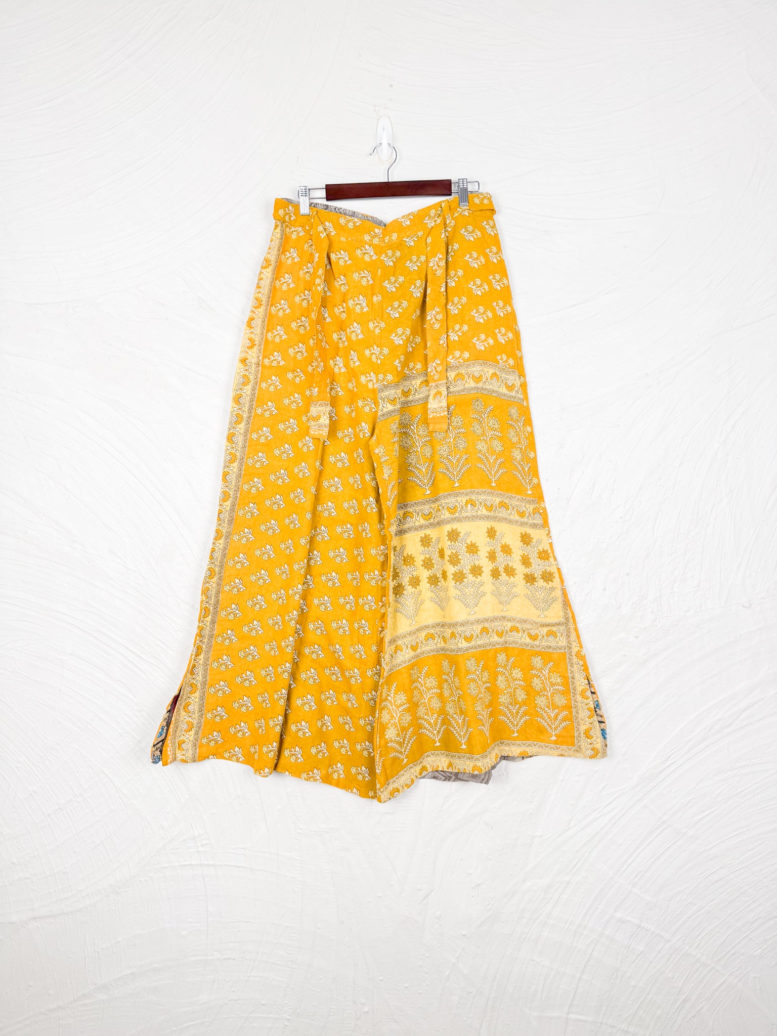 yellow cotton pants - Love Protect Sustain