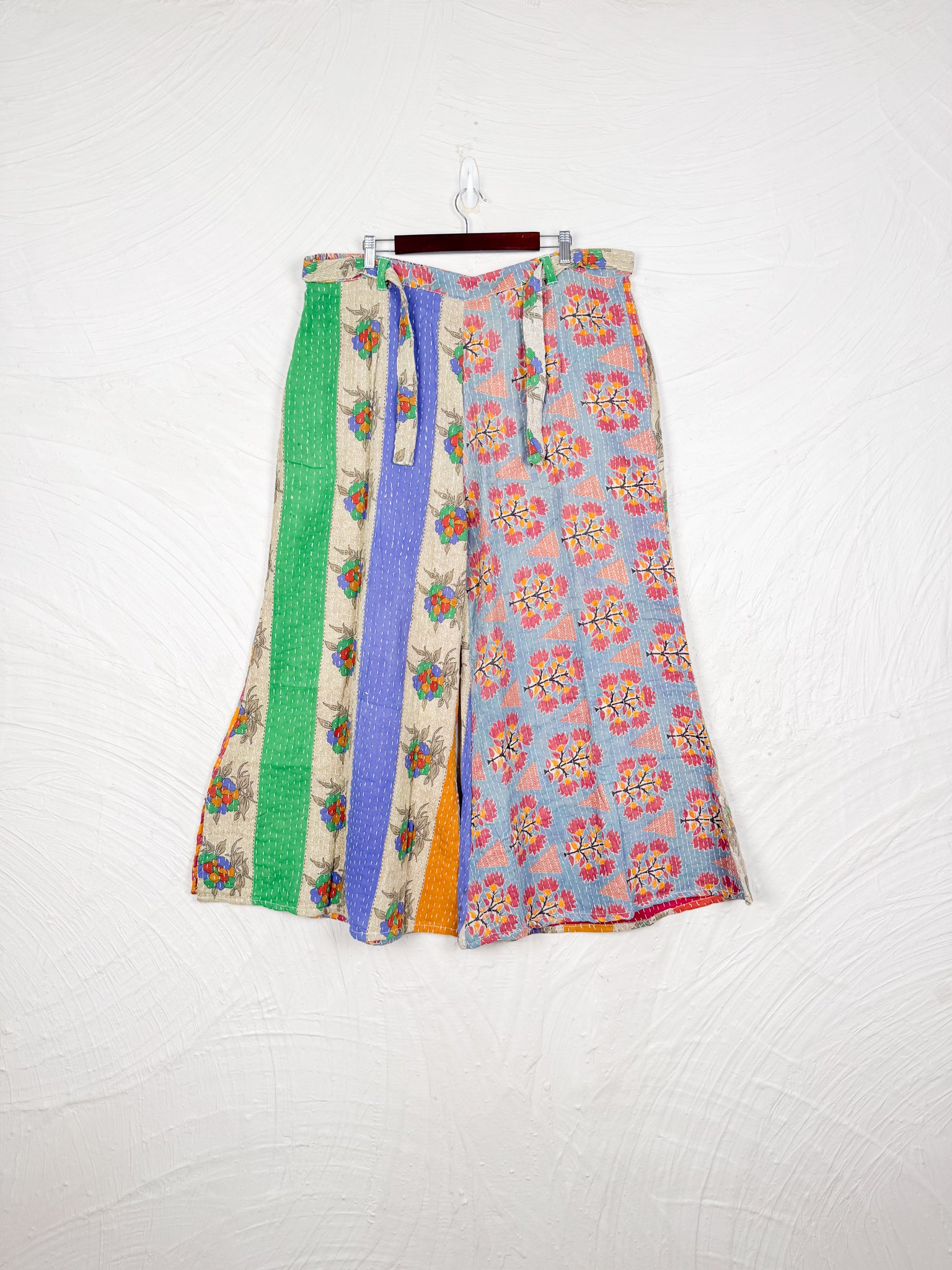 Abstract Print Pants - Love Protect Sustain