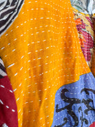 Abstract print Kantha dress - Love Protect Sustain
