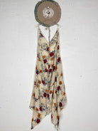 Abstract print silk dress - Love Protect Sustain