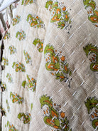Affordable Kantha quilt fabric jumpsuit sale - Love Protect Sustain
