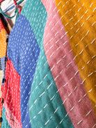 Authentic Indian Kantha work jumpsuit for women - Love Protect Sustain