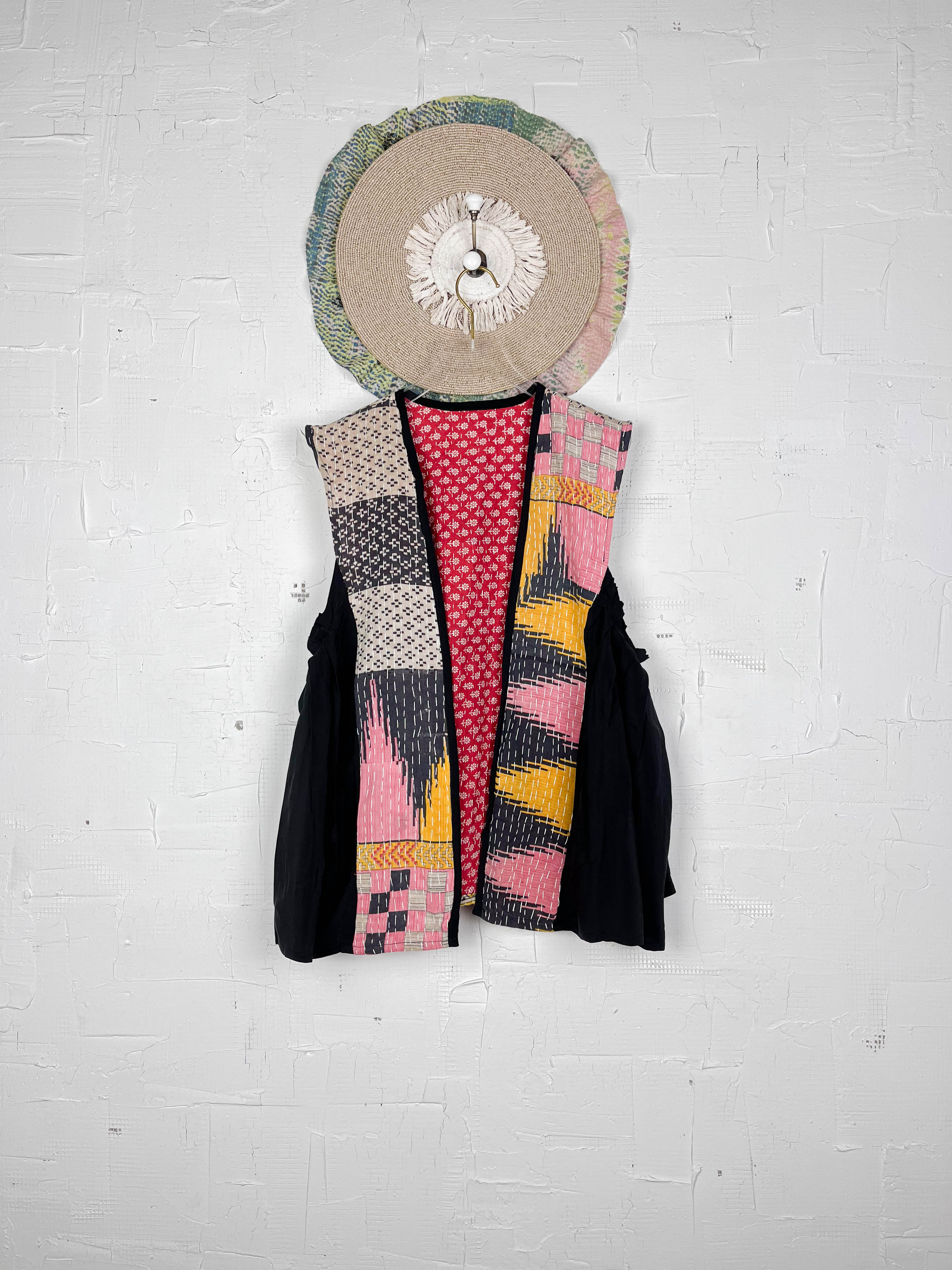 Black Boho Vest - Love Protect Sustain