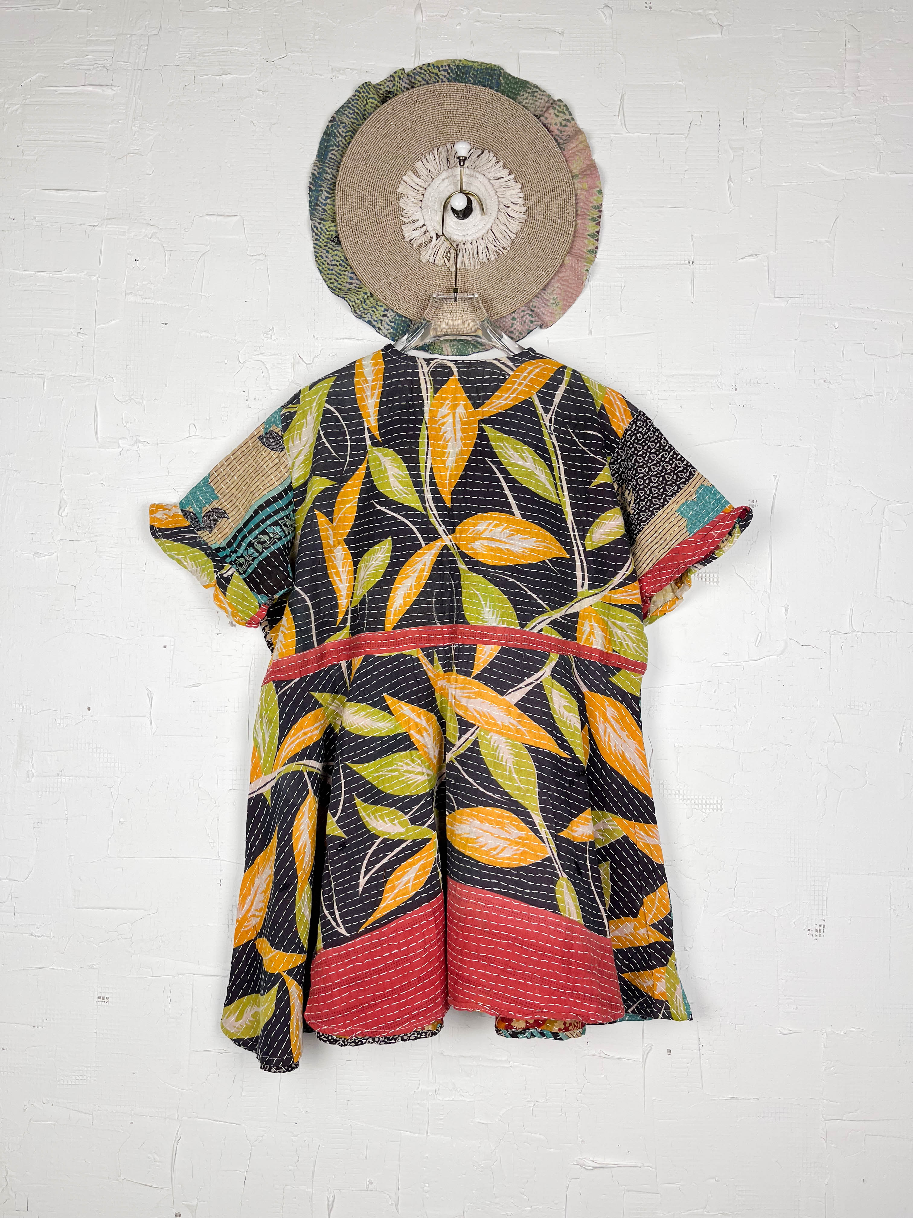 Black Kantha Dress- Love Protect Sustain