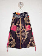 Black kantha skirt - Love Protect Sustain