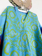 Blue Boho Kaftan - Love Protect Sustain
