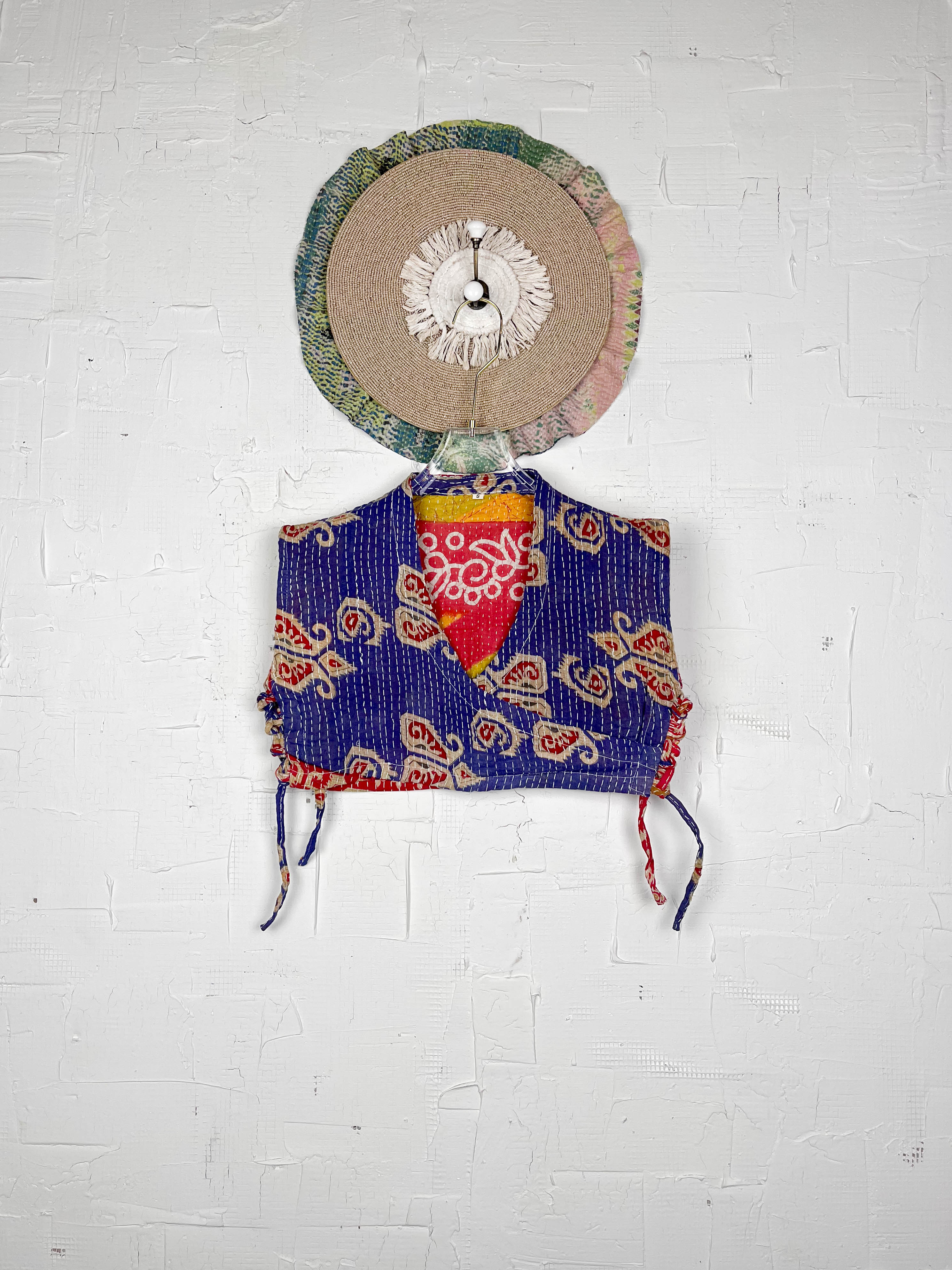 Blue Kantha Top - Love Protect Sustain