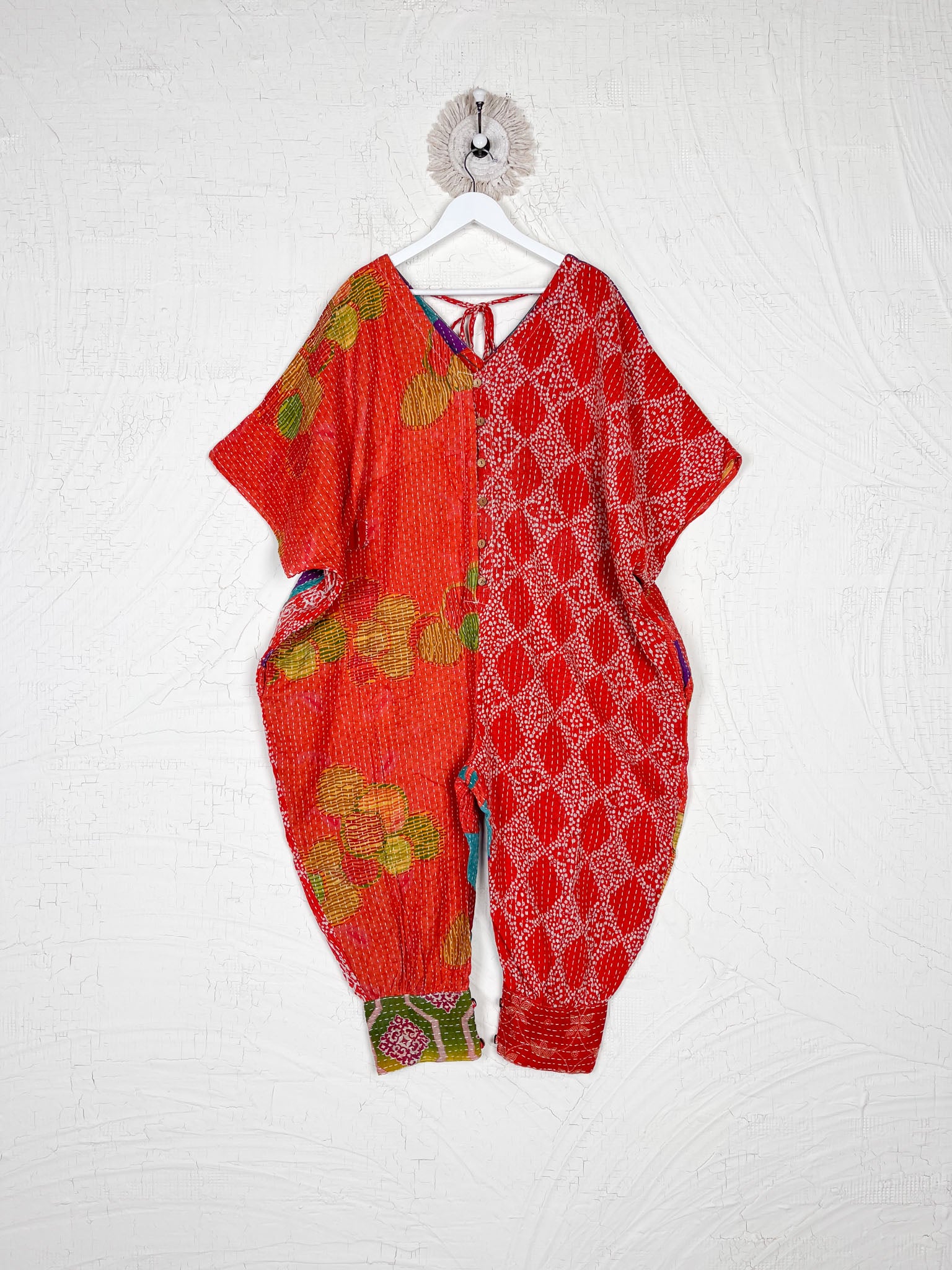 Bohemian Kantha Jumpsuit - Love Protect Sustain