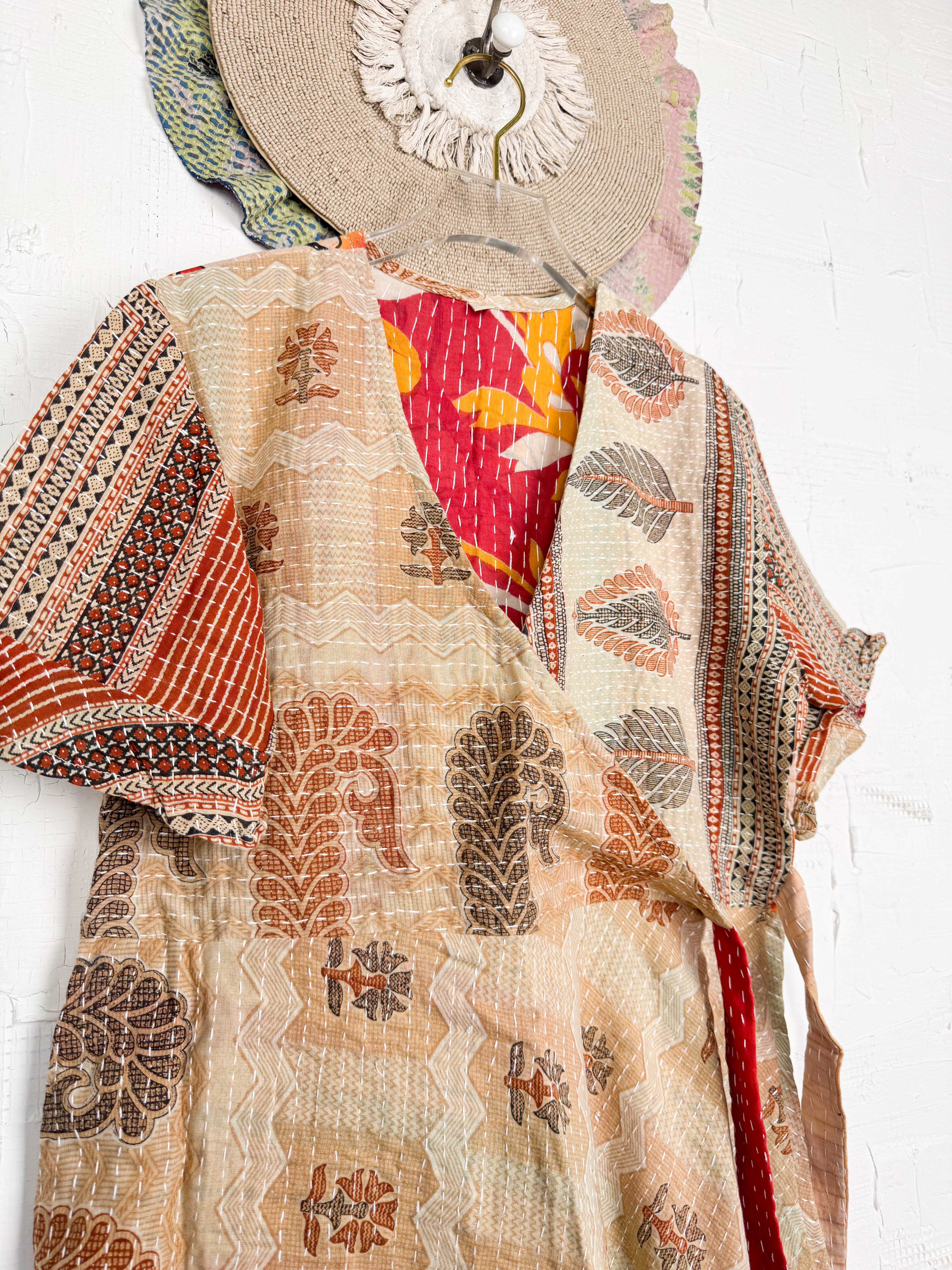 Bohemian Kantha dress - Love Protect Sustain