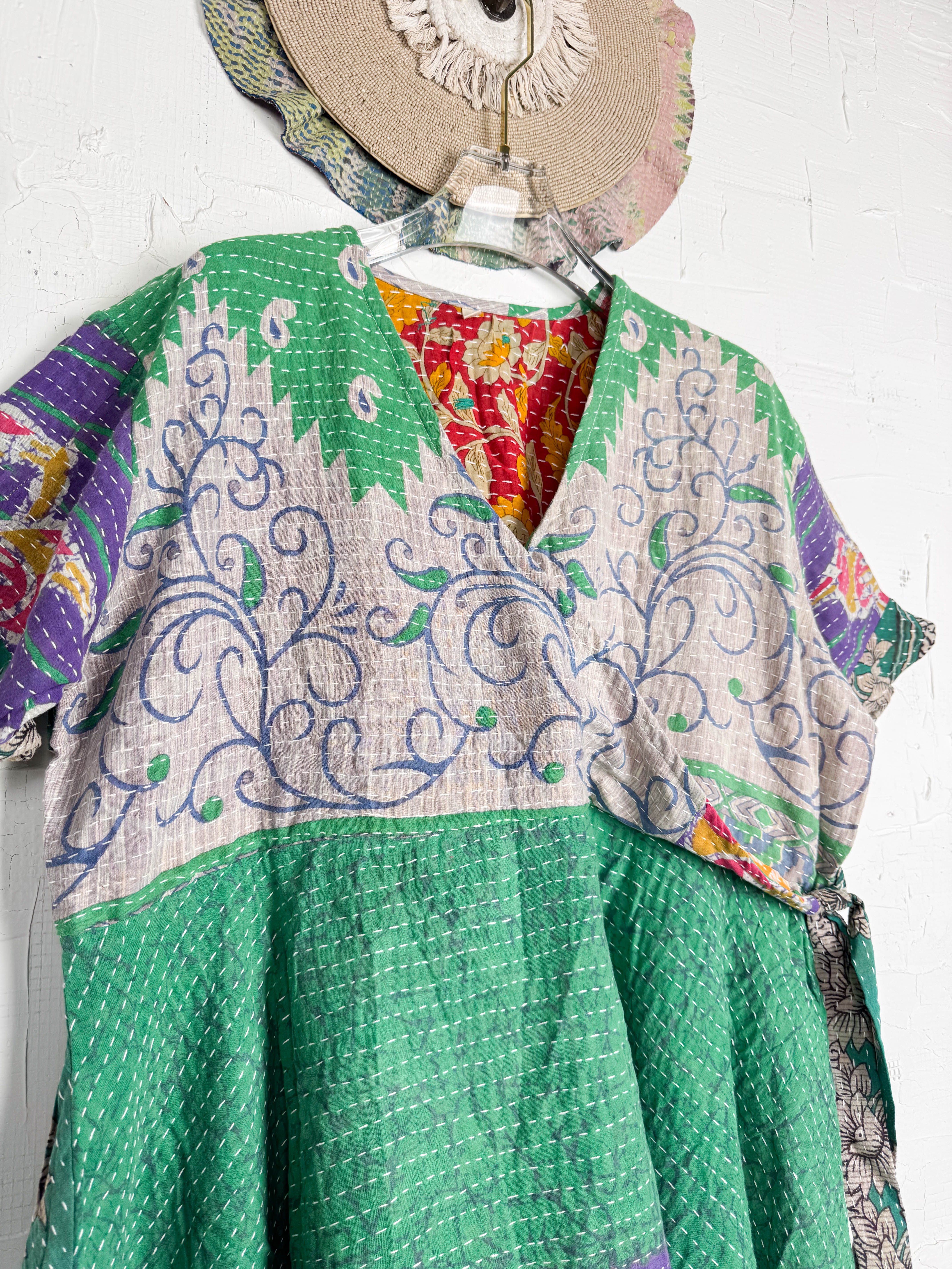 Bohemian Kantha dress- Love Protect Sustain