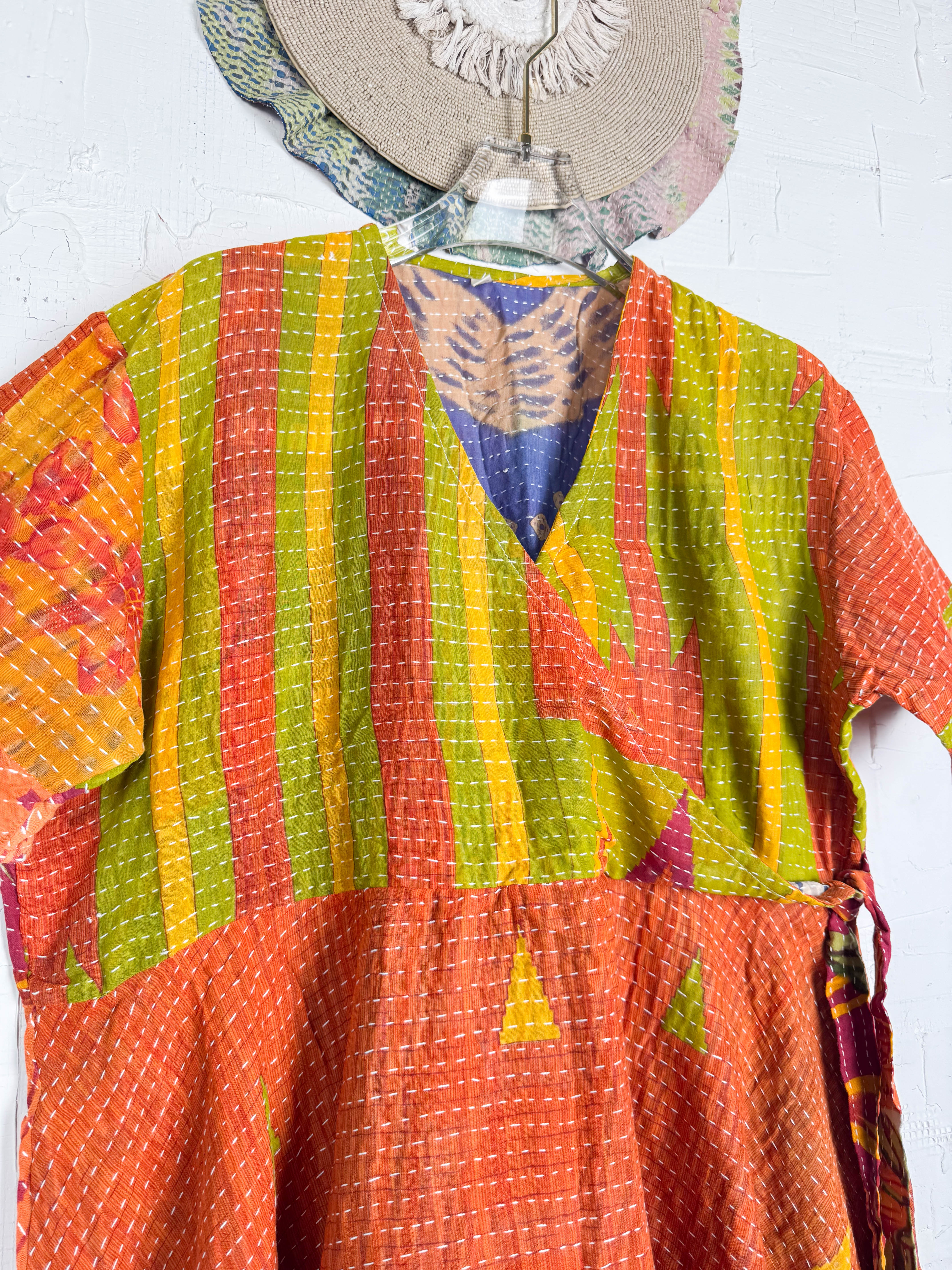Bohemian Kantha dress - Love Protect Sustain 