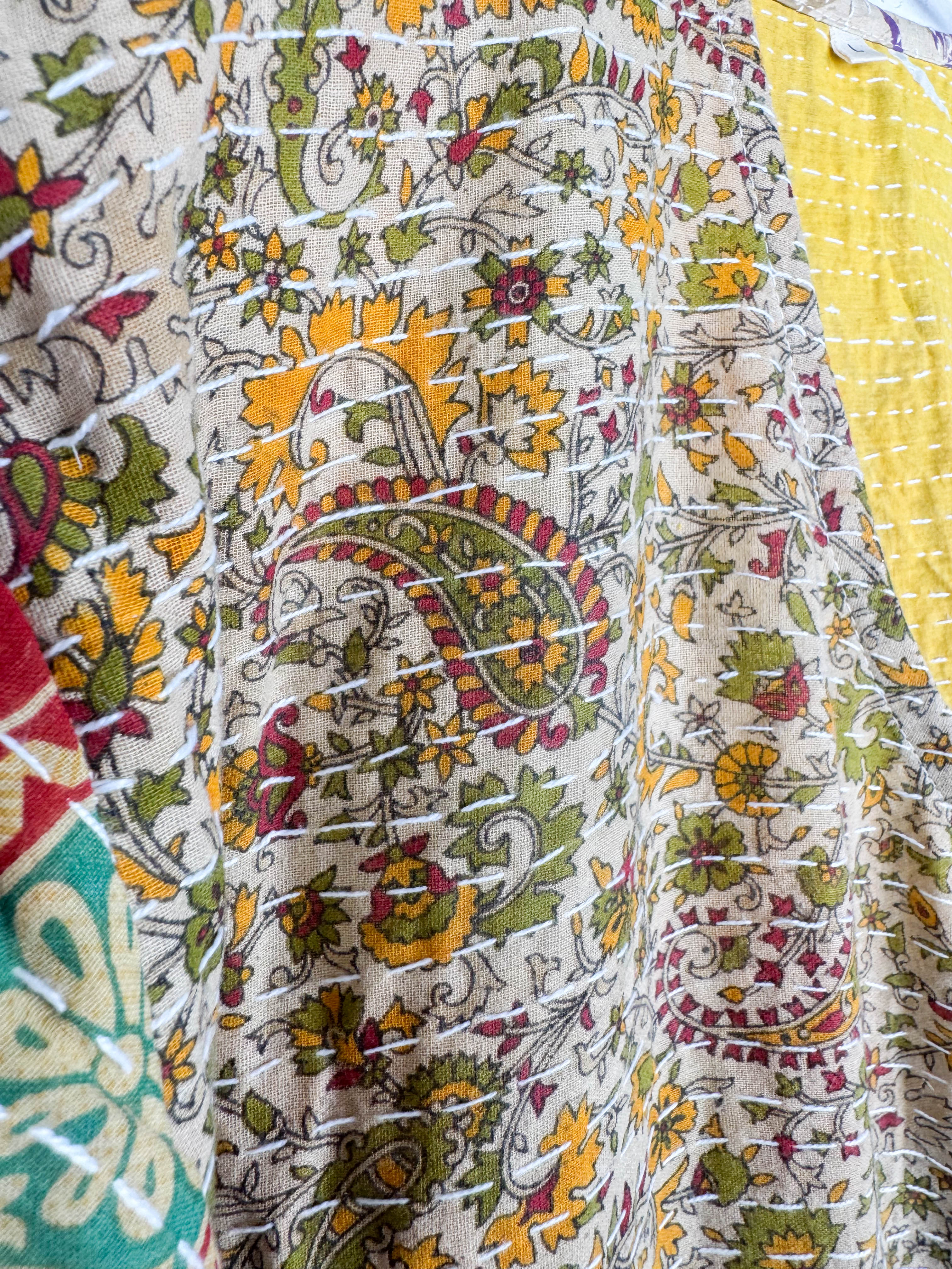 Bohemian Kantha dress- Love Protect Sustain