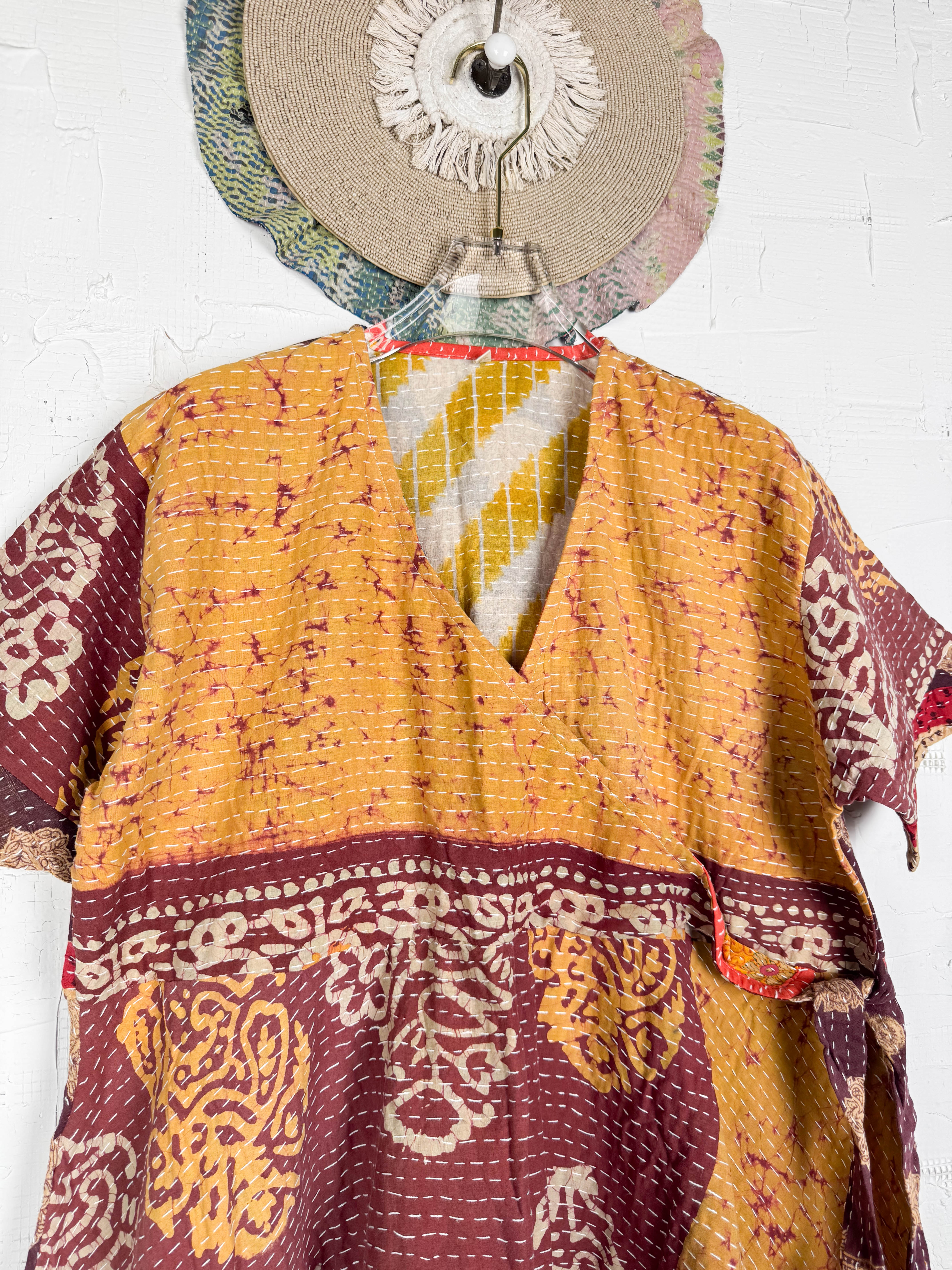 Bohemian Kantha dress- Love Protect Sustain