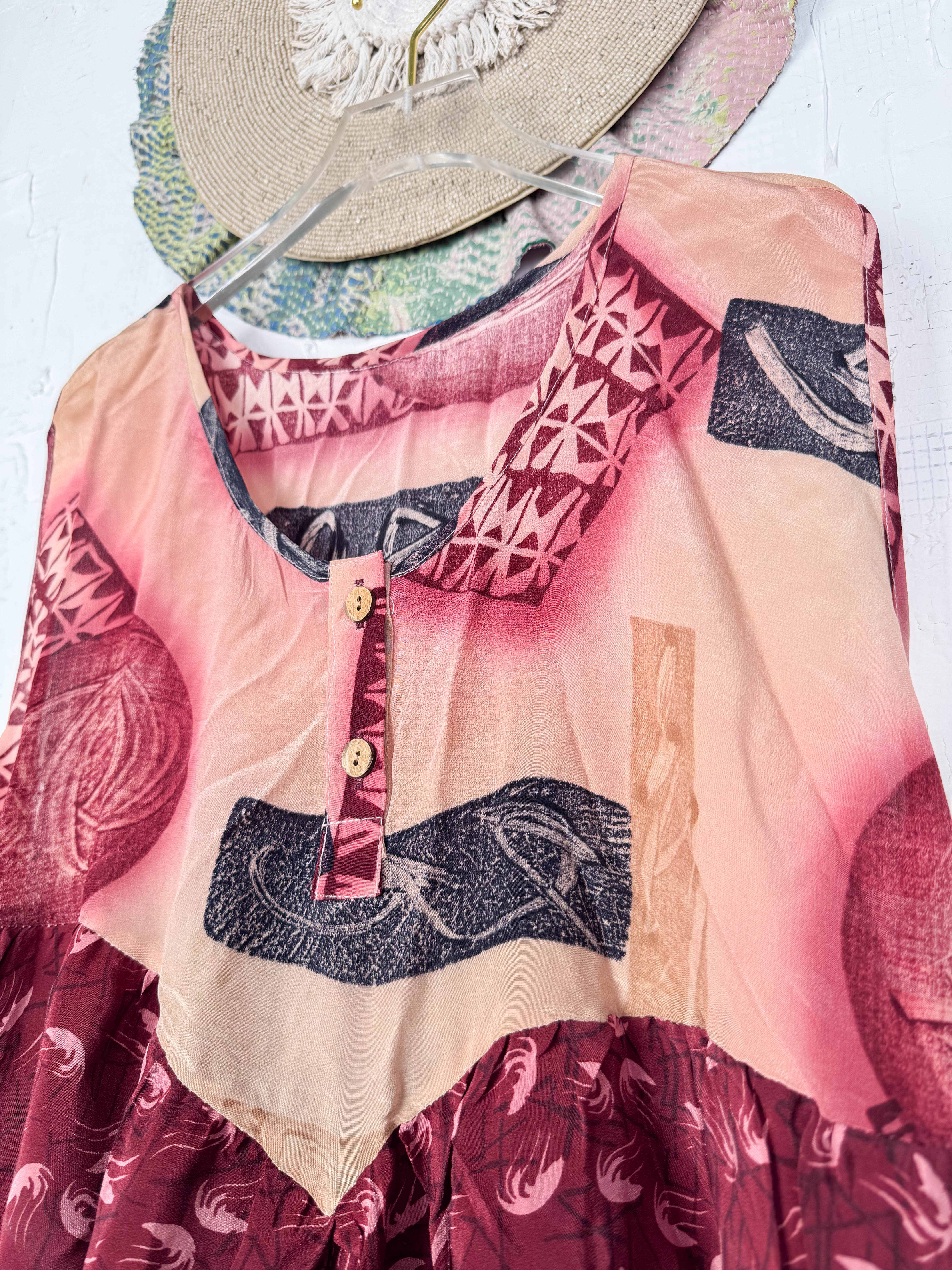 Bohemian Silk Vest - Love Protect Sustain