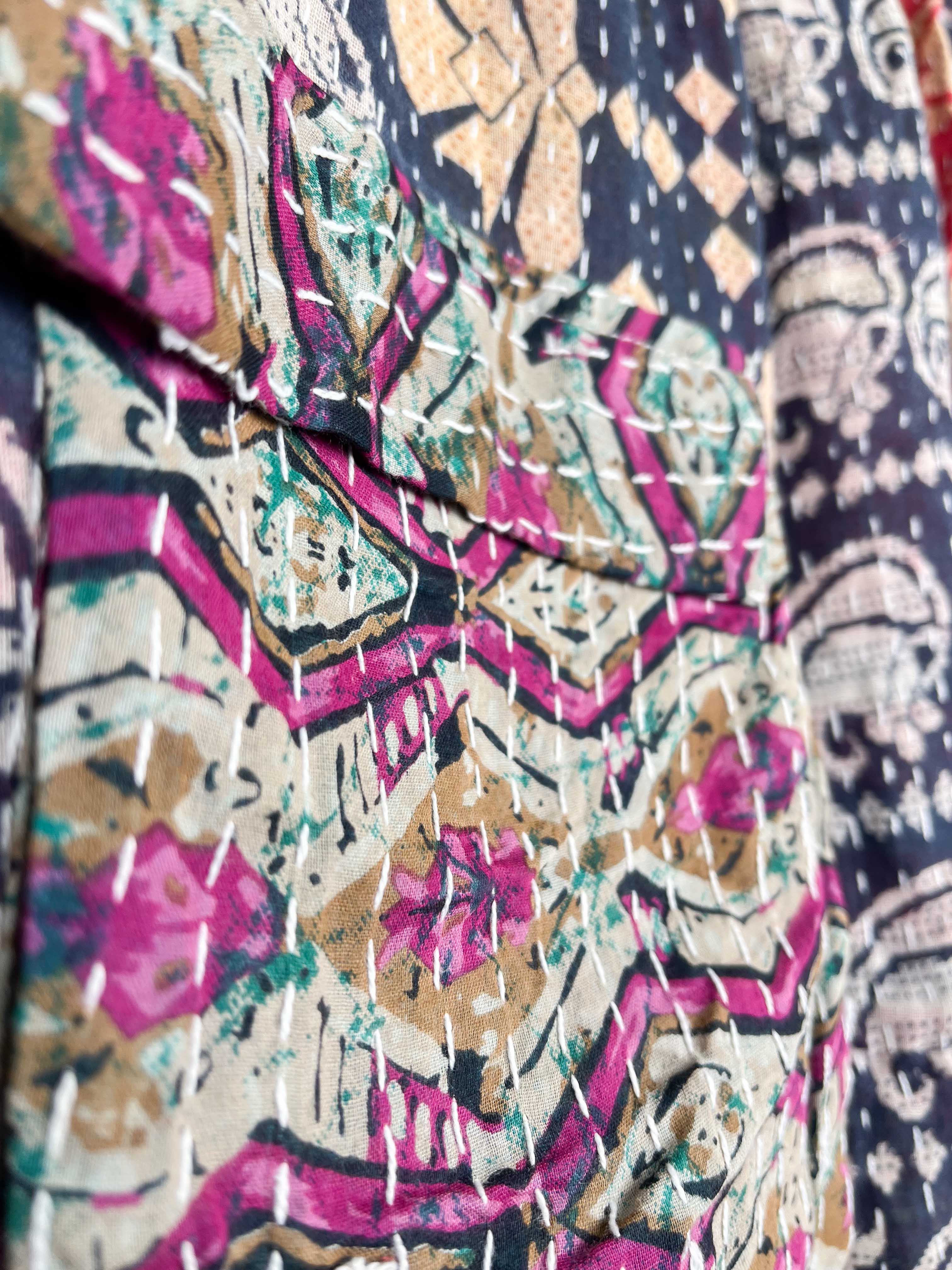 Bohemian kantha skirt - Love Protect Sustain