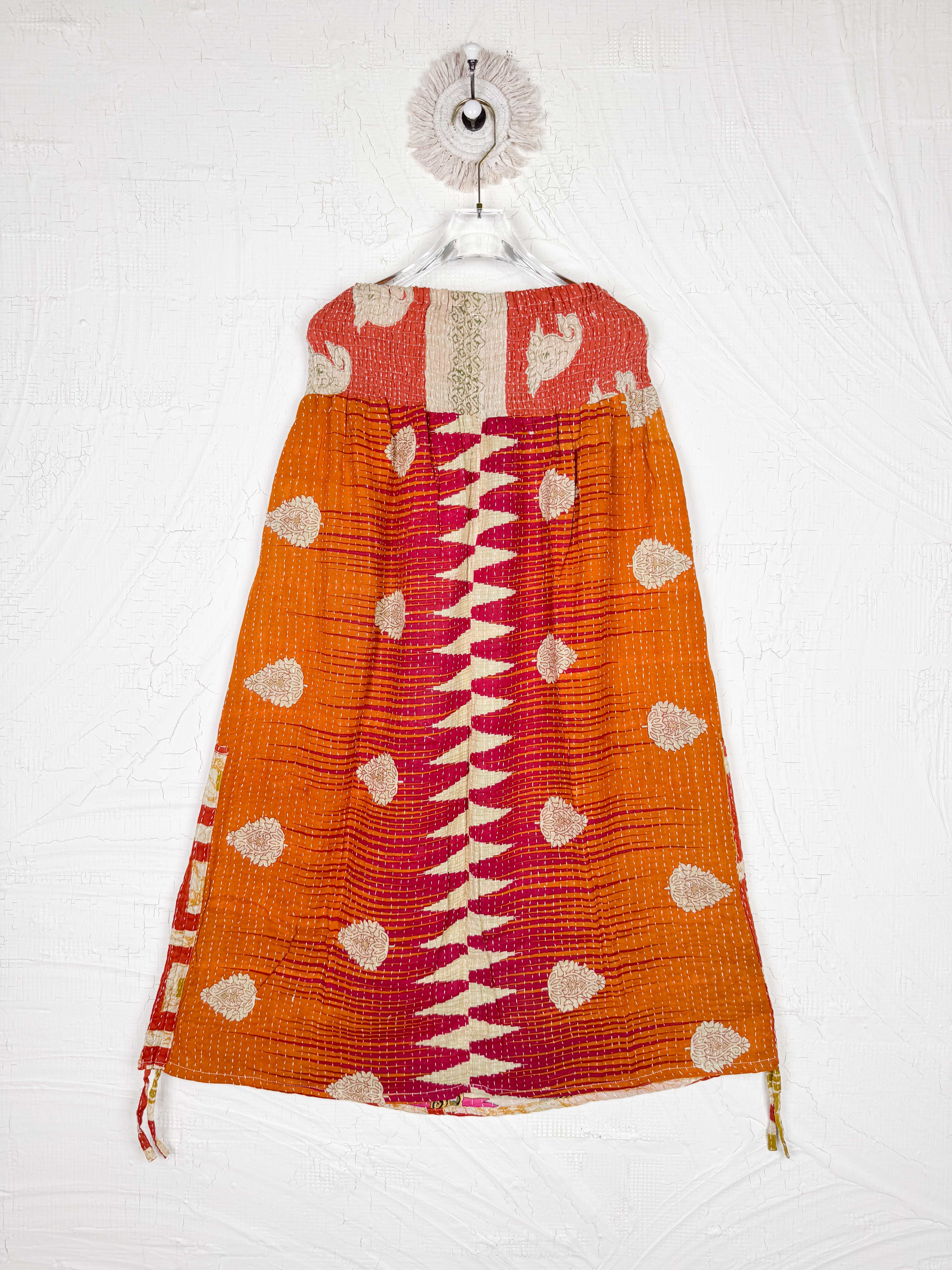 Bohemian kantha skirt - Love Protect Sustain