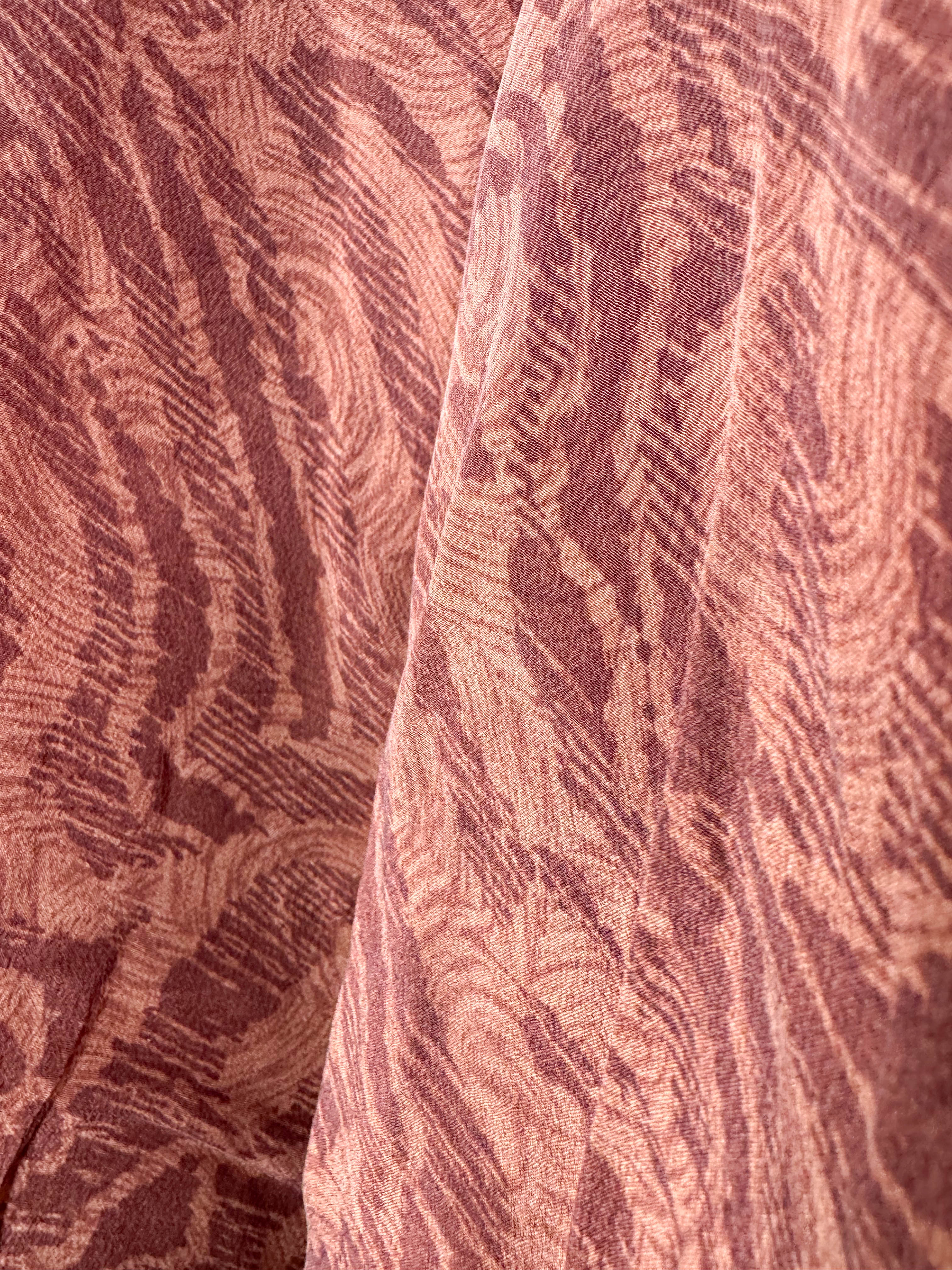 Bohemian silk dress - Love Protect Sustain