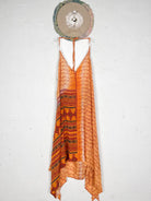 Bohemian silk halter dress - Love Protect Sustain