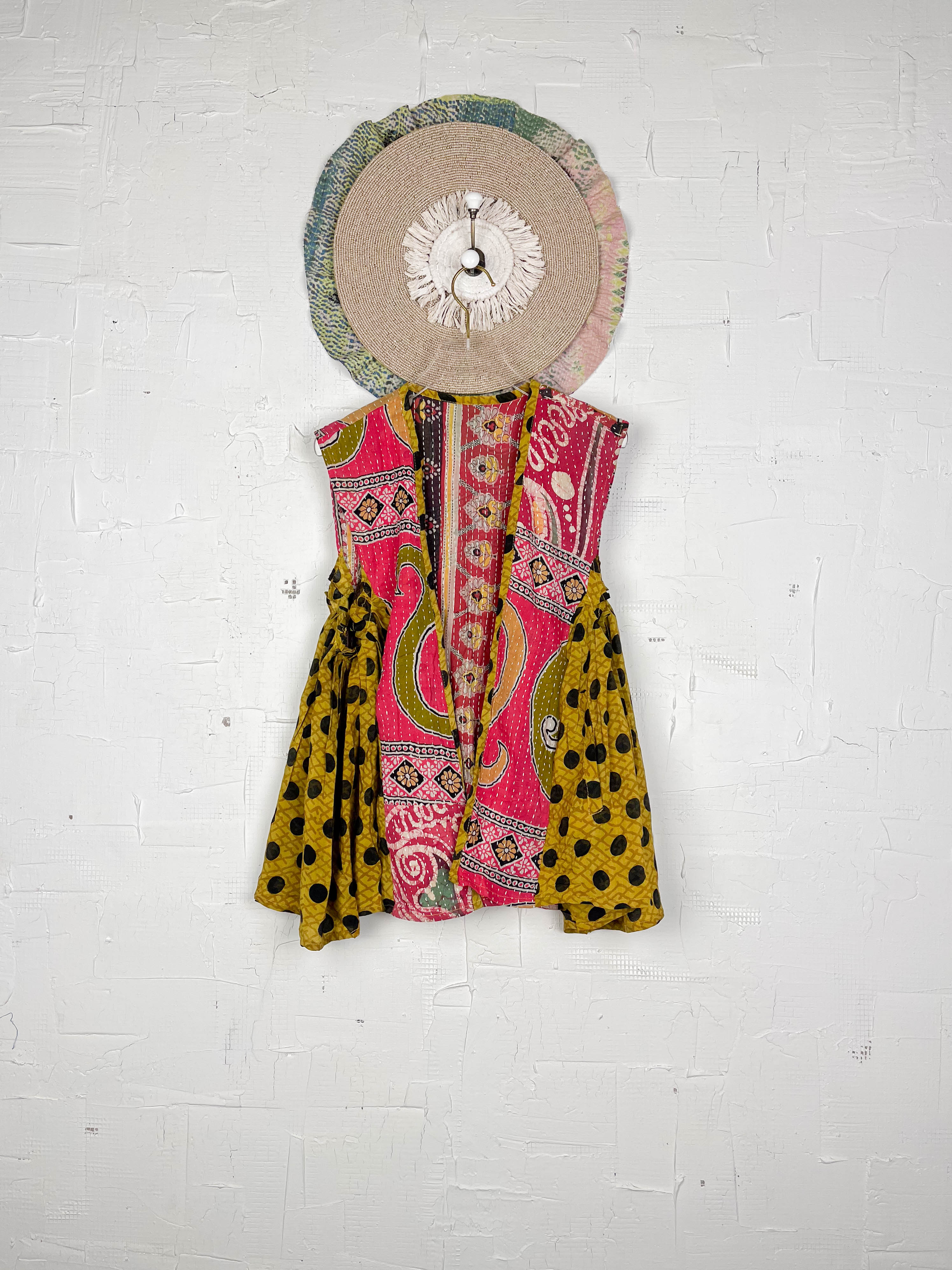 Bohemian silk kantha top - Love Protect Sustain