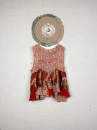 Bohemian silk patchwork Vest - Love Protect Sustain