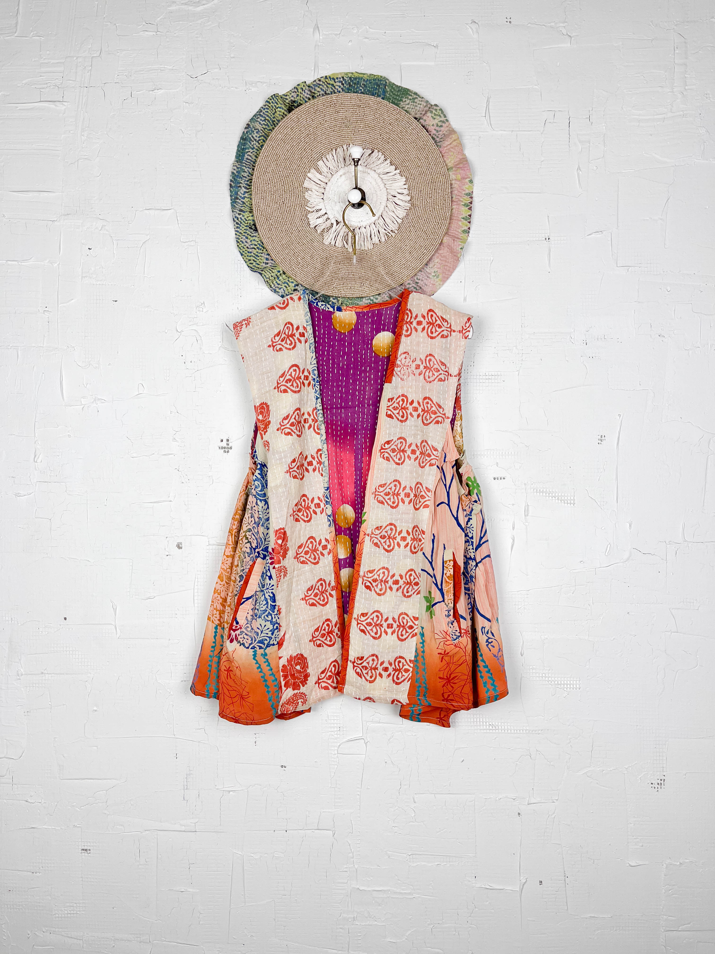 Bohemian silk vest - Love Protect Sustain