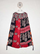 Bohemian upcycled sari skirt - Love Protect Sustain