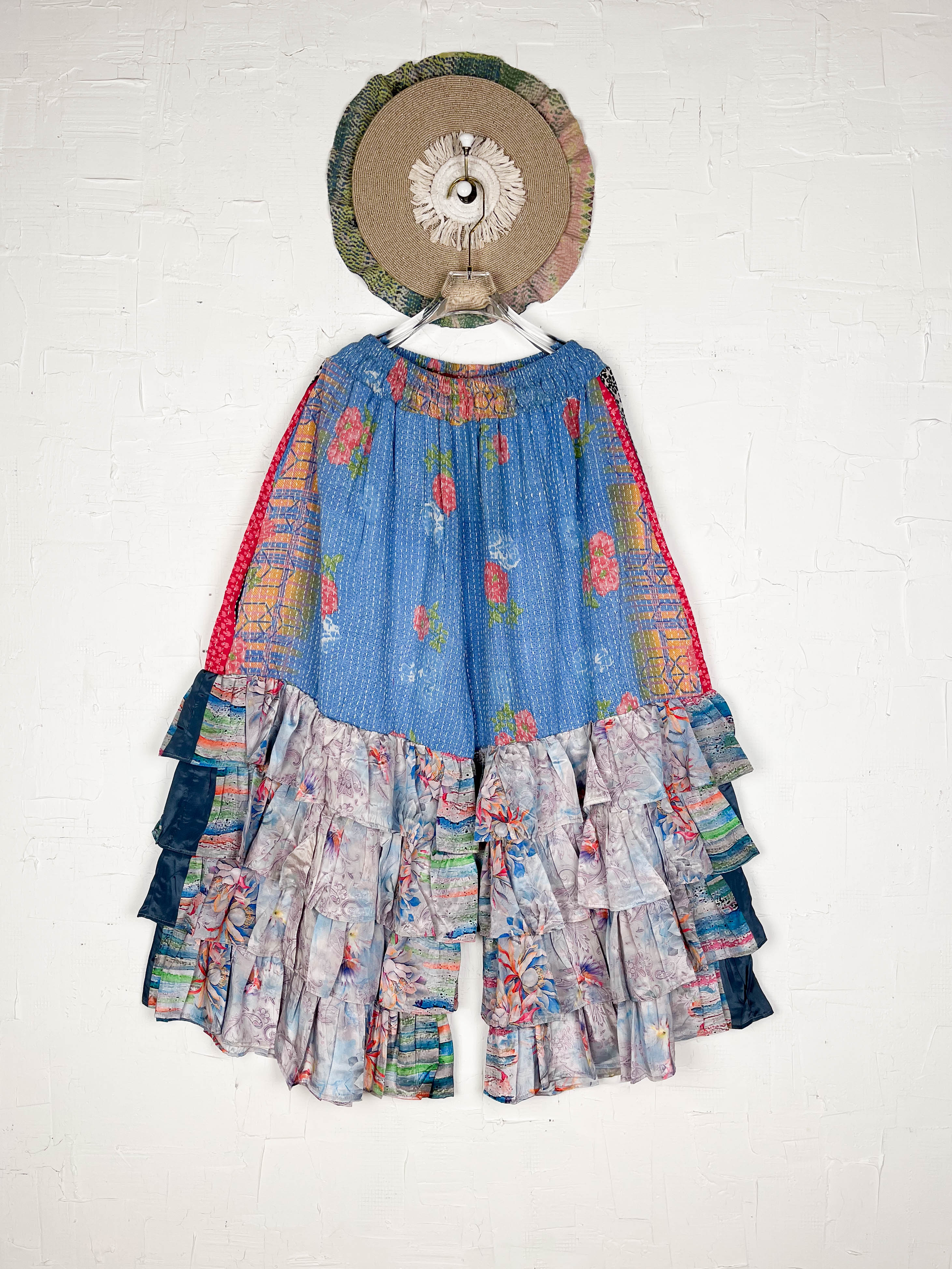 Boho Festival kantha pants - Love Protect Sustain