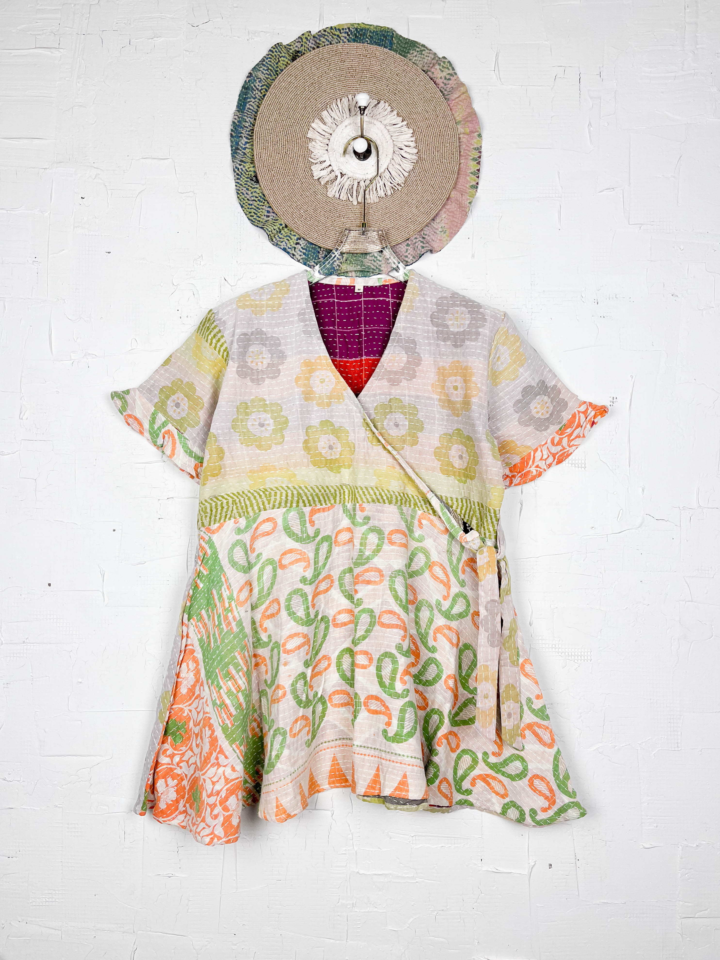 Boho Kantha dress - Love Protect Sustain