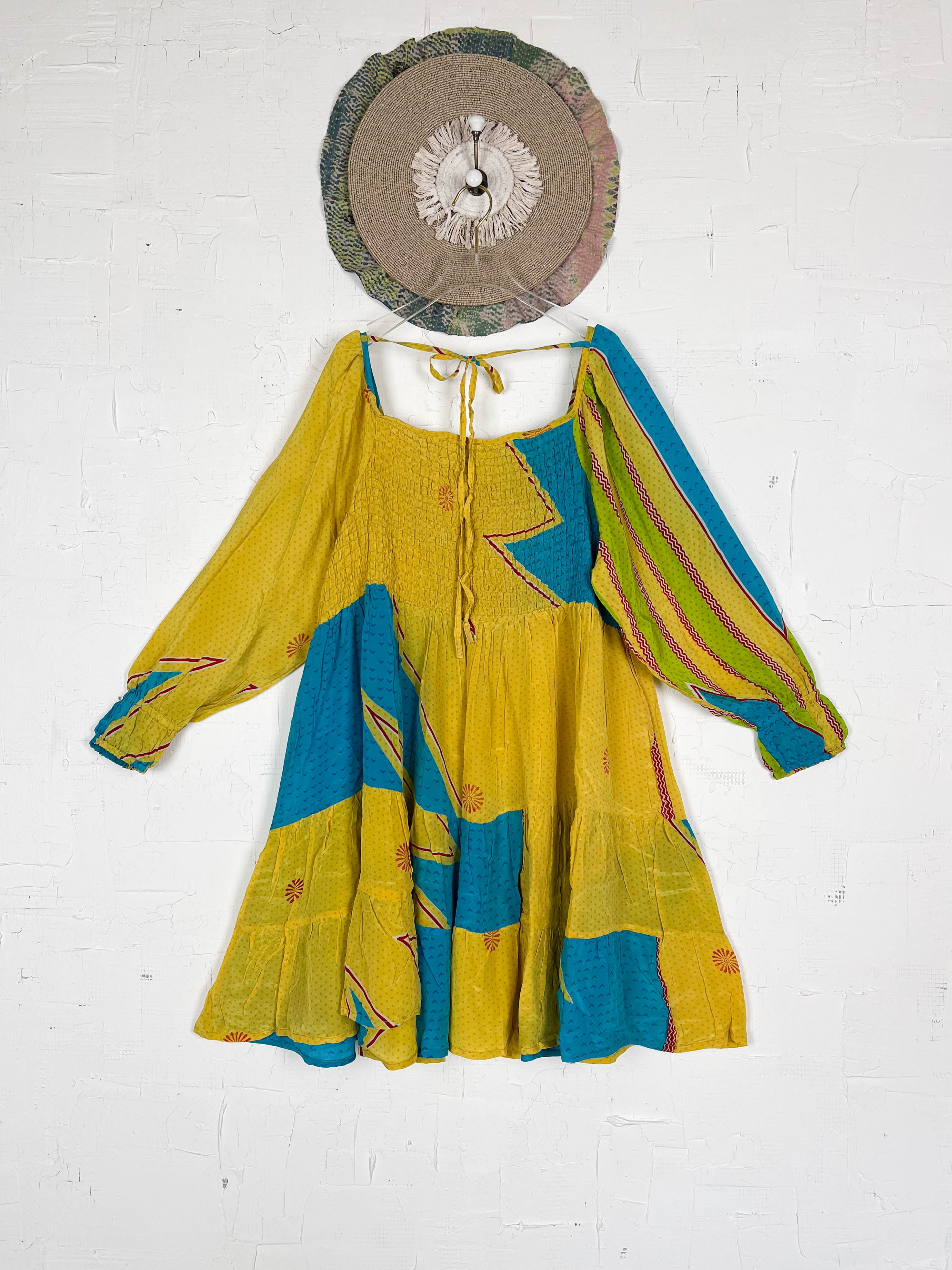 Boho Silk Dress - Love Protect Sustain