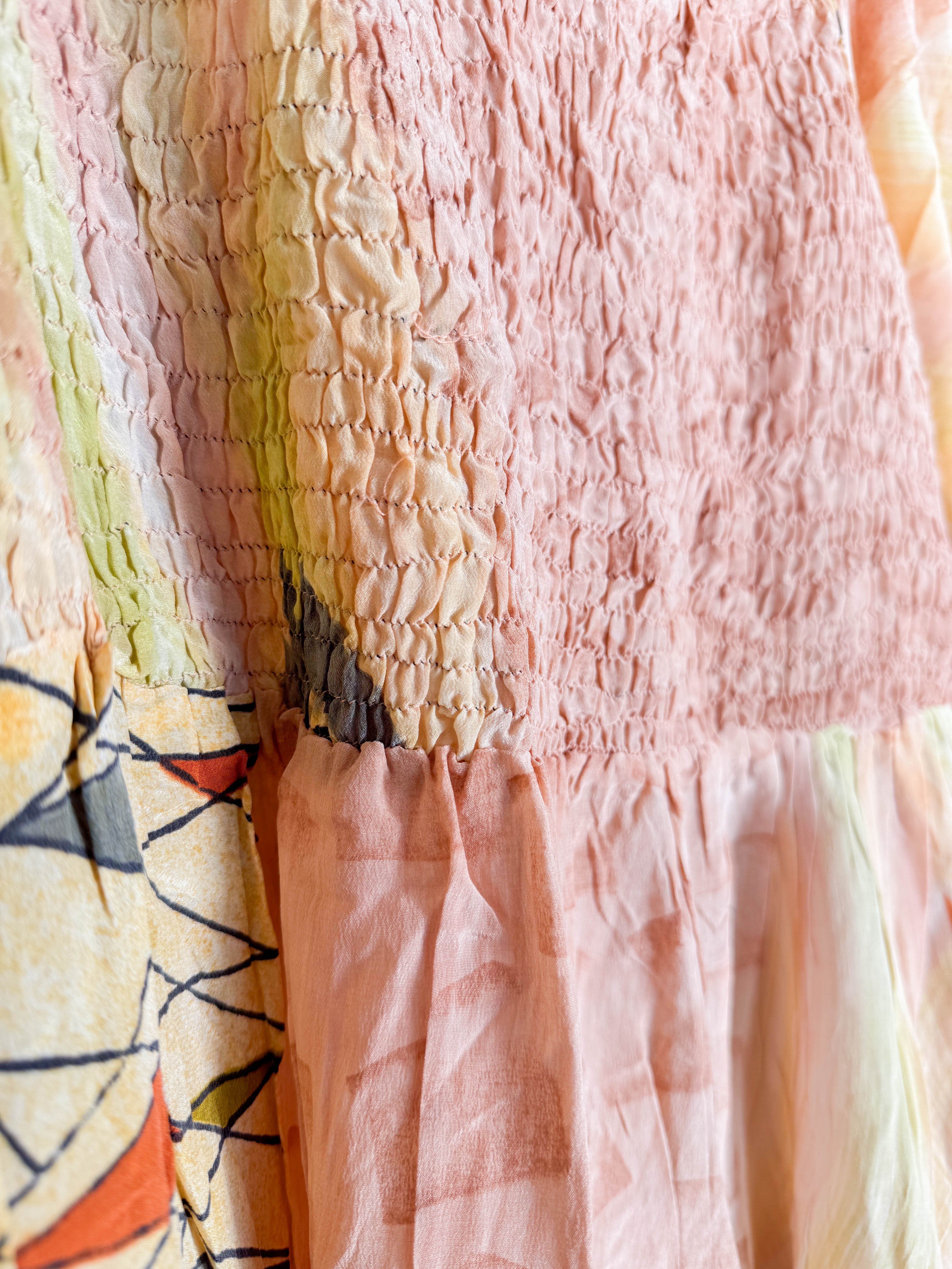 Boho Vintage Dress - Love Protect Sustain